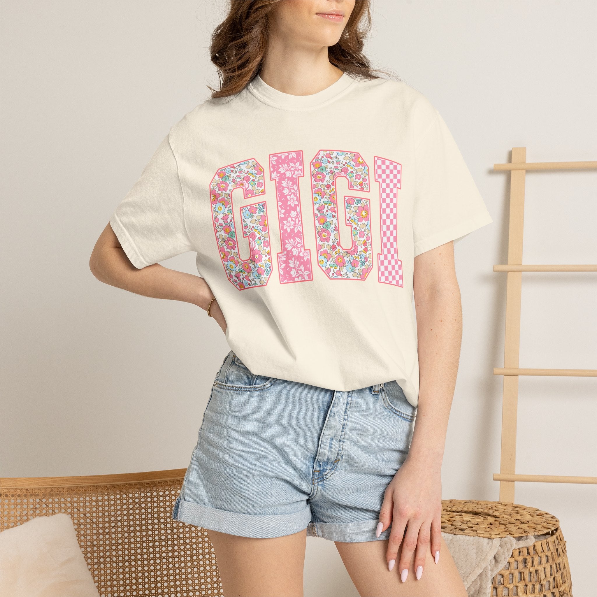 Gigi Floral Letter Tee