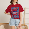 Patriotic Striped Fish Tee