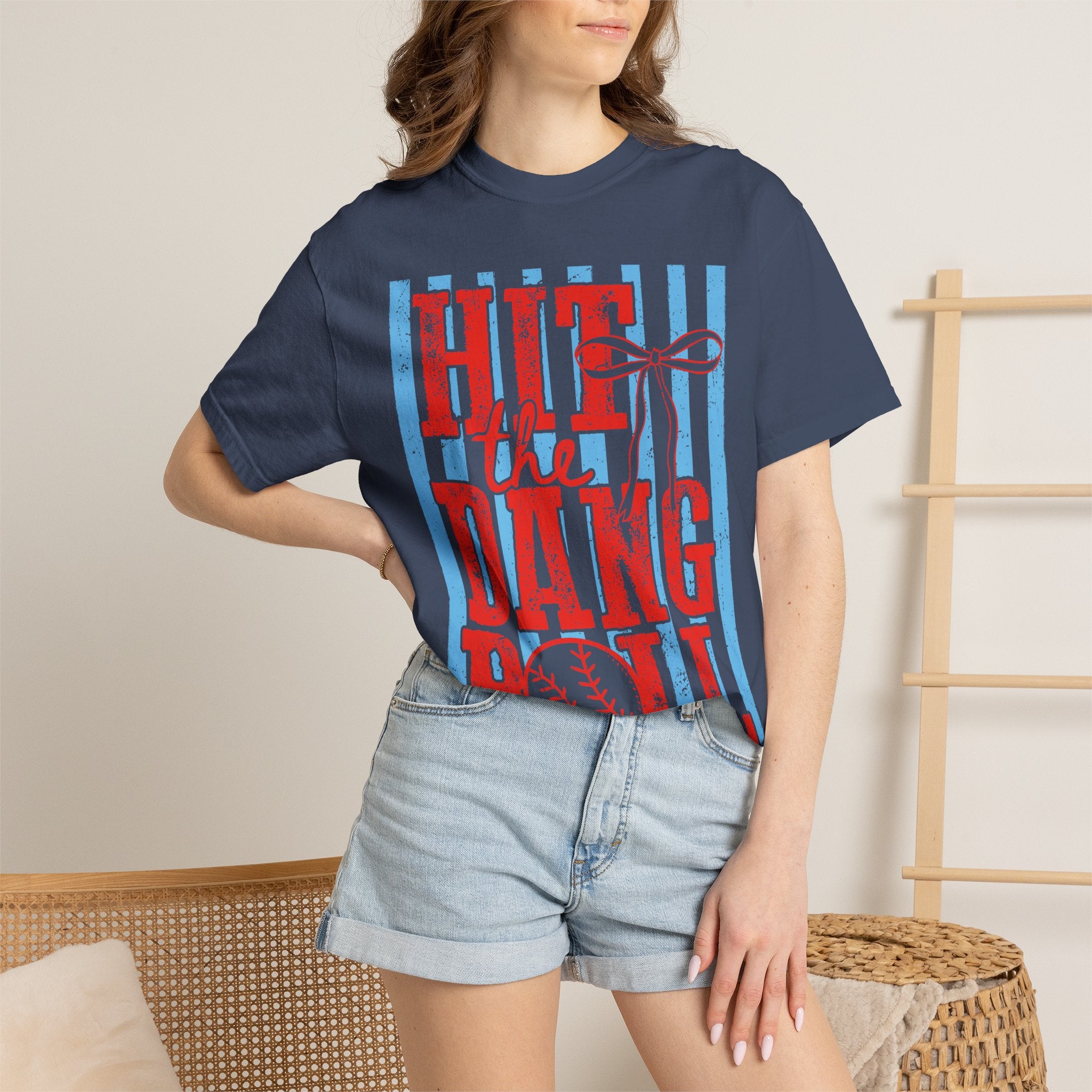 Hit the Dang Ball Baseball Tee