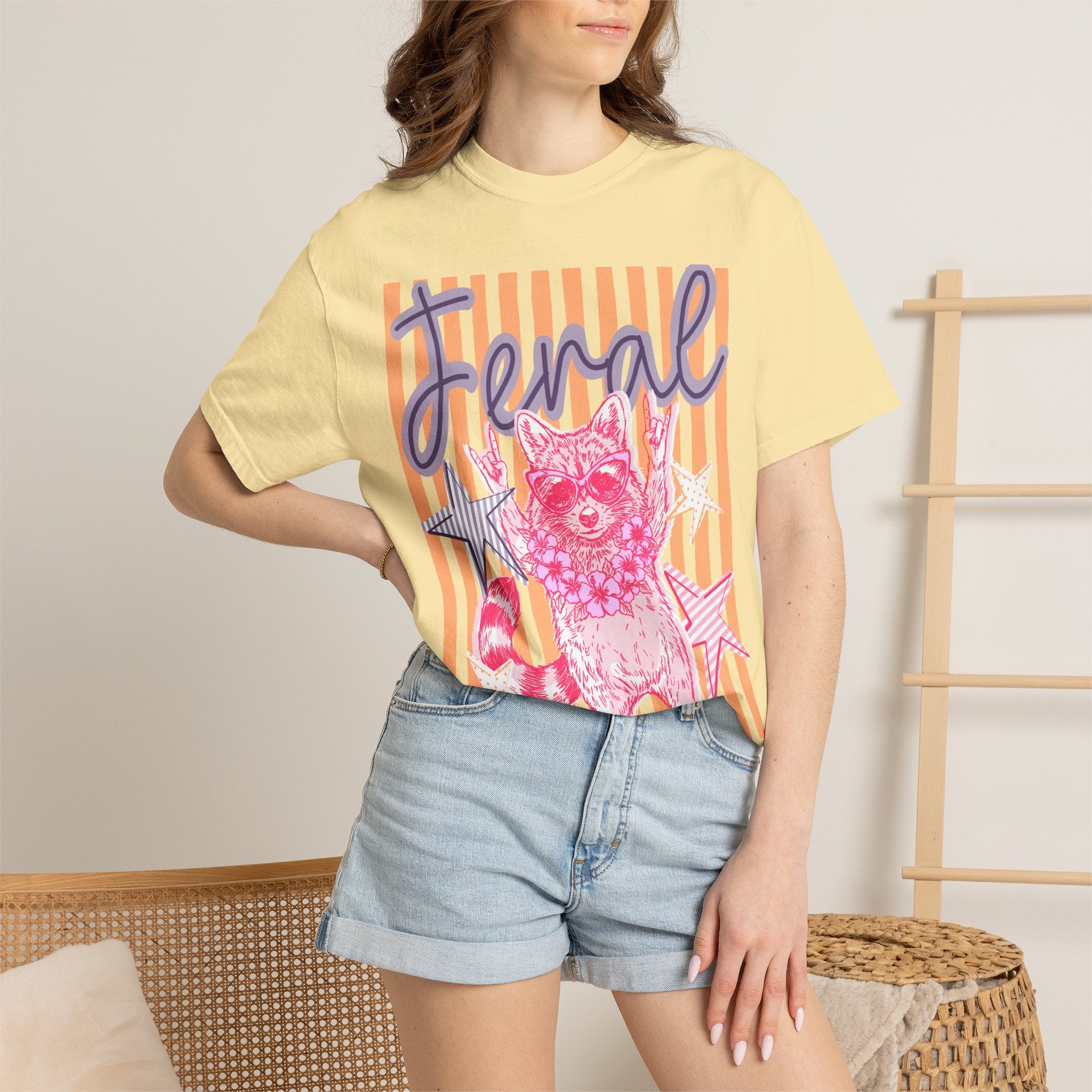 Female Raccoon Graphic