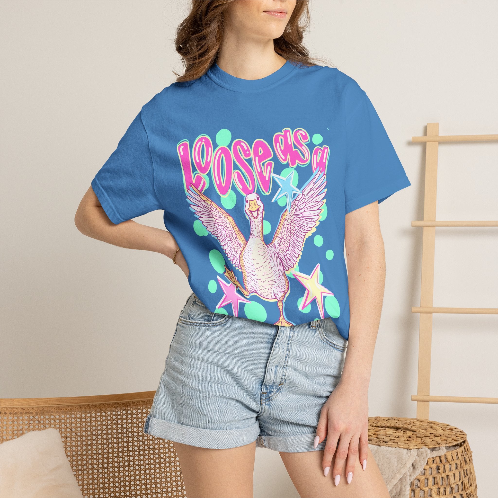 Loose Goose T-Shirt — Playful Retro Goose Graphic Tee
