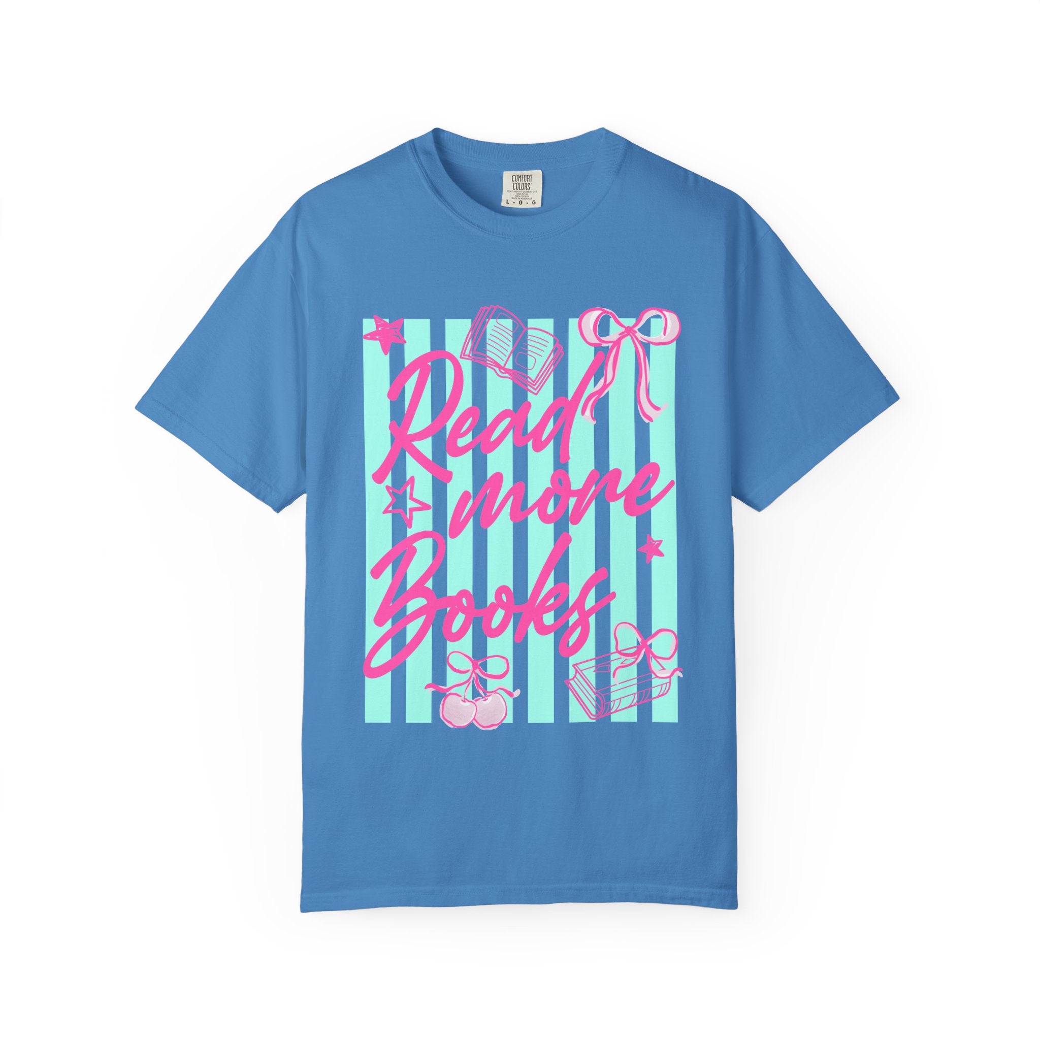 Read More Books T-Shirt — Cute Pastel Booklover Graphic Tee