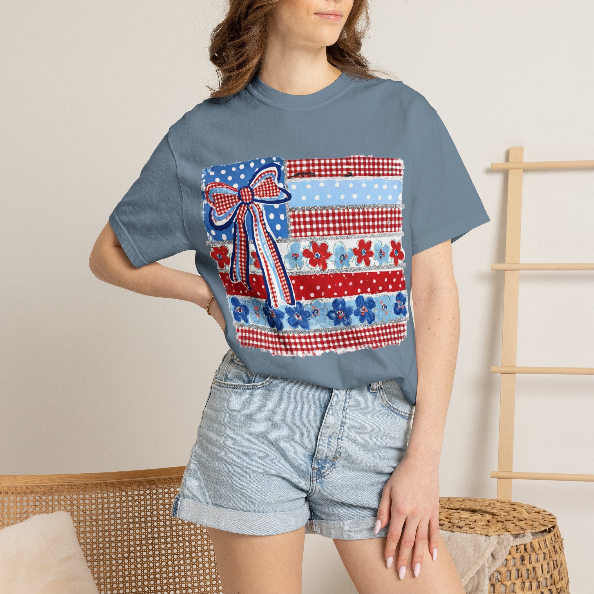 Patriotic Patchwork Flag