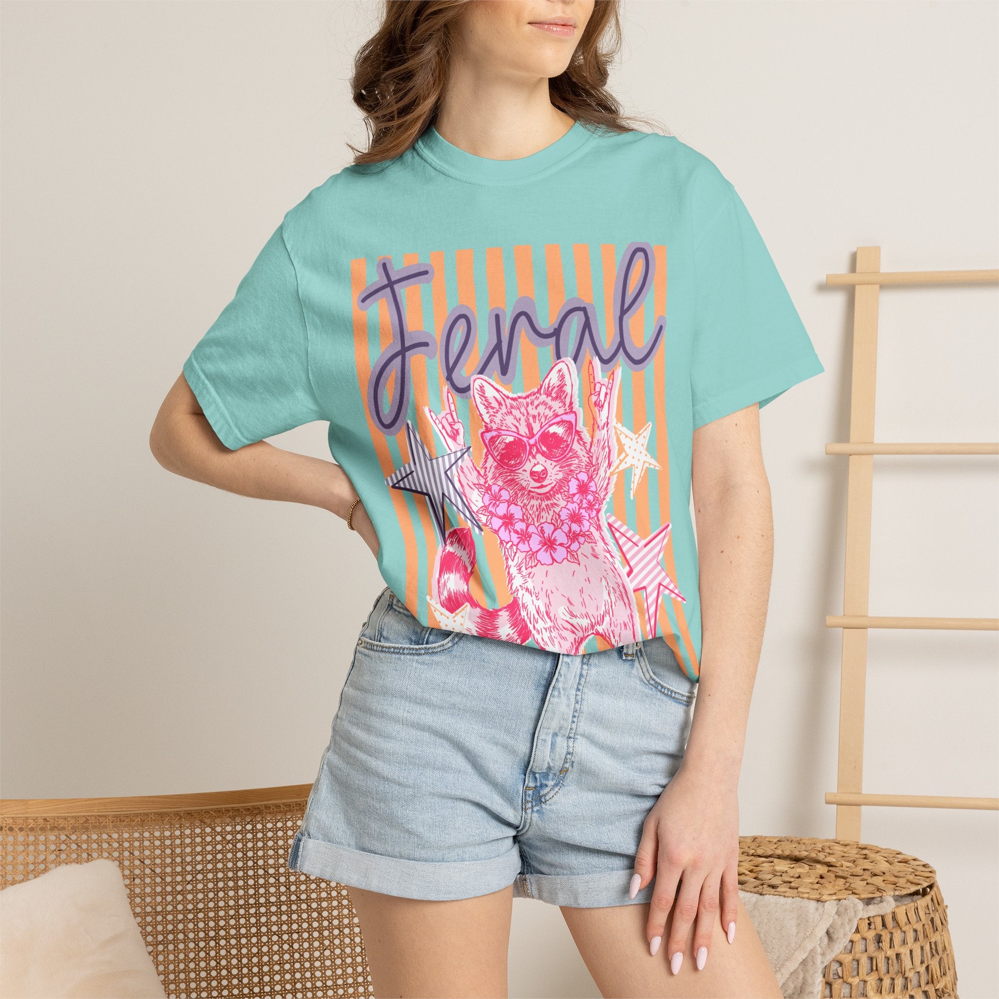 Female Raccoon Graphic