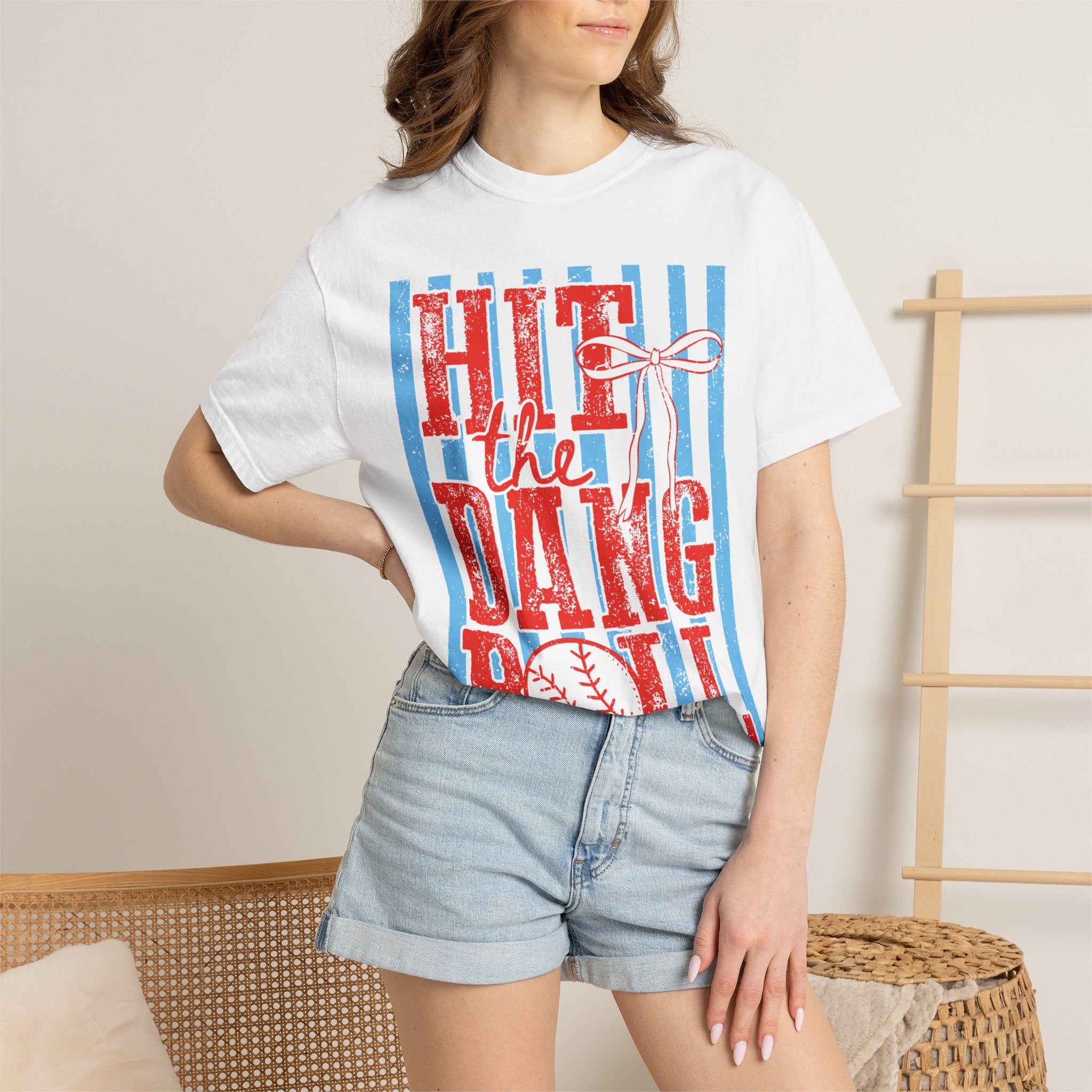 Hit the Dang Ball Baseball Tee