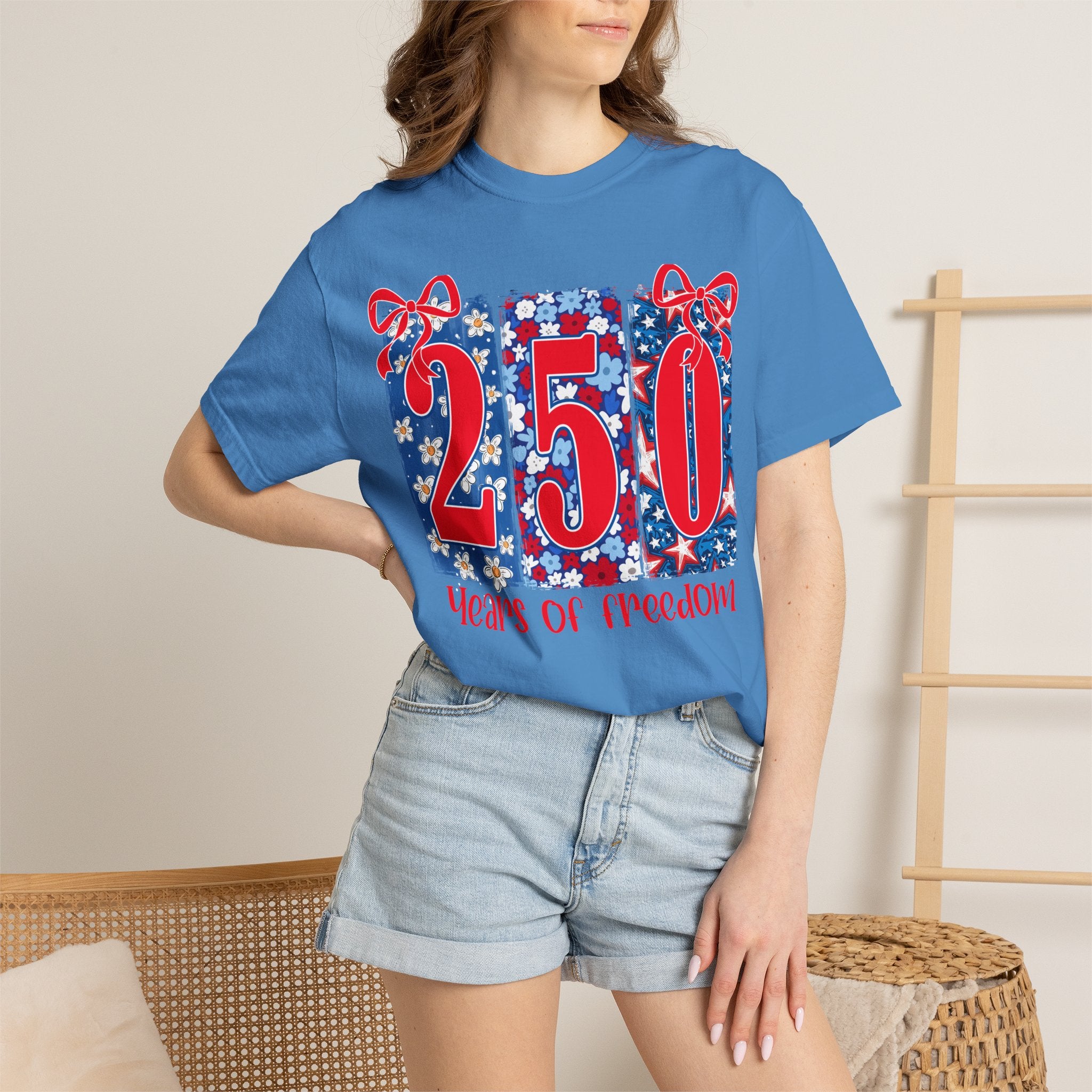 250 Years of Freedom T-Shirt — Patriotic 4th of July Tee