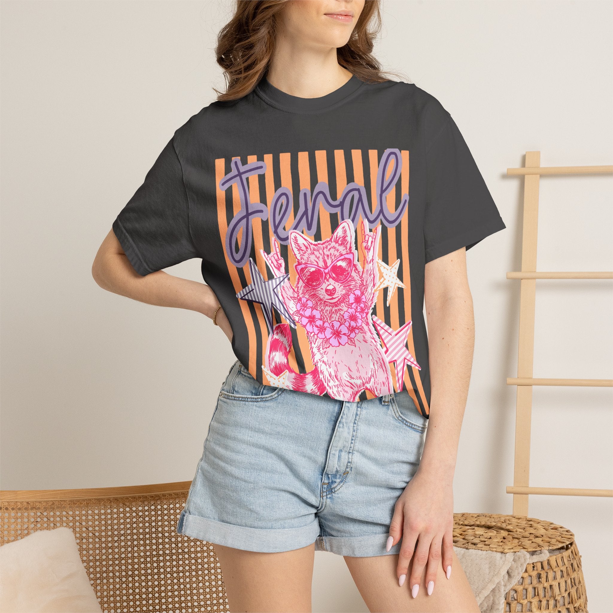 Female Raccoon Graphic