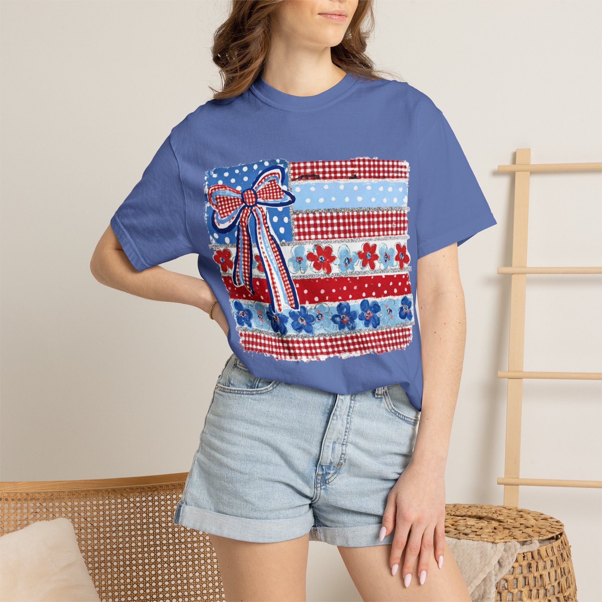 Patriotic Patchwork Flag