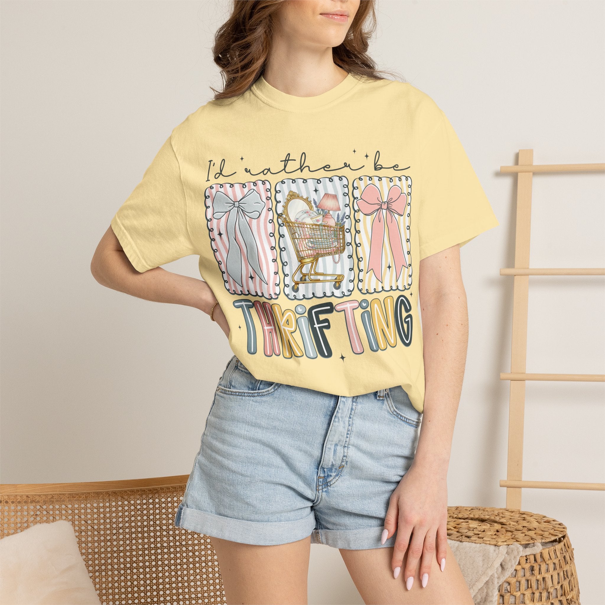 I'd Rather Be Thrifting tee