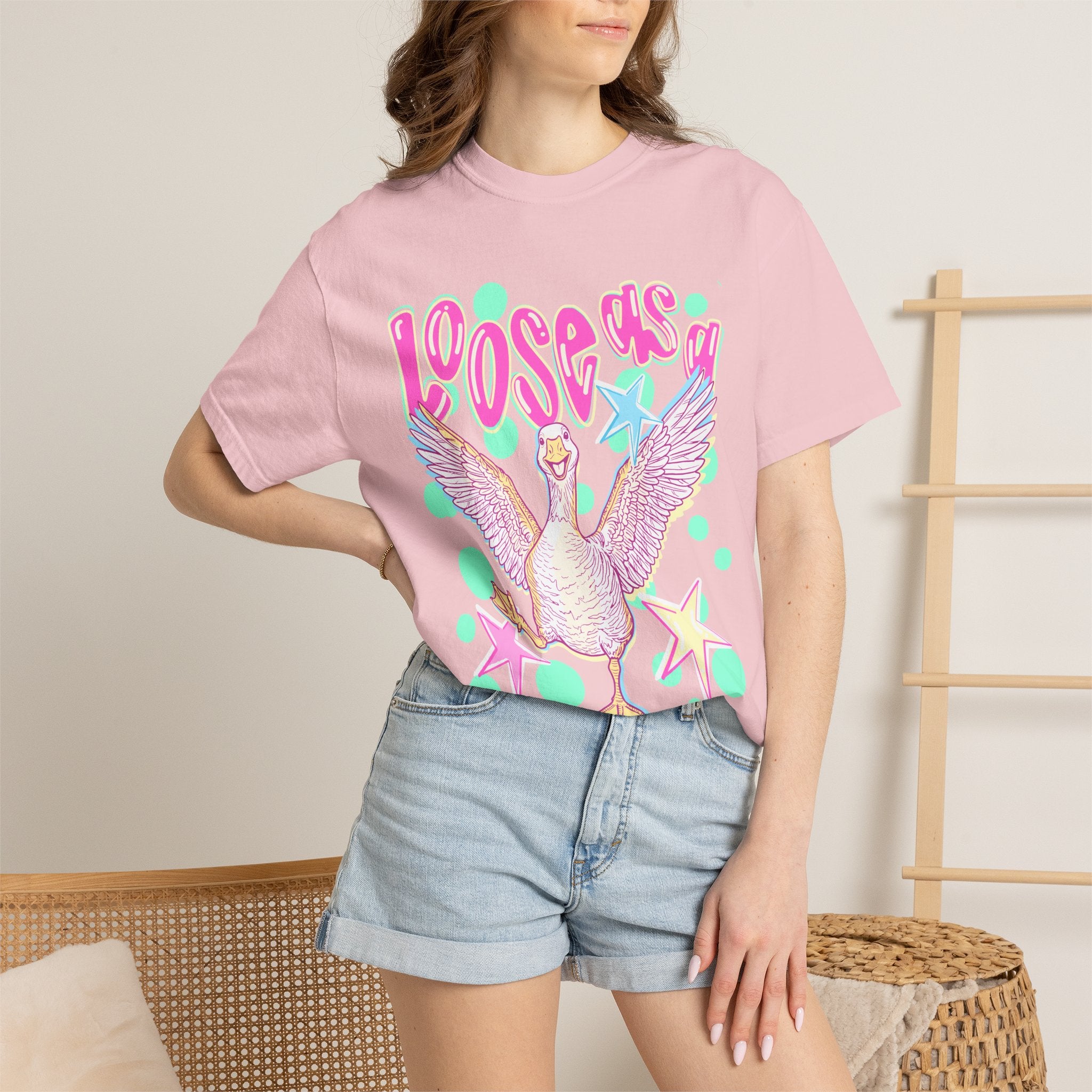 Loose Goose T-Shirt — Playful Retro Goose Graphic Tee