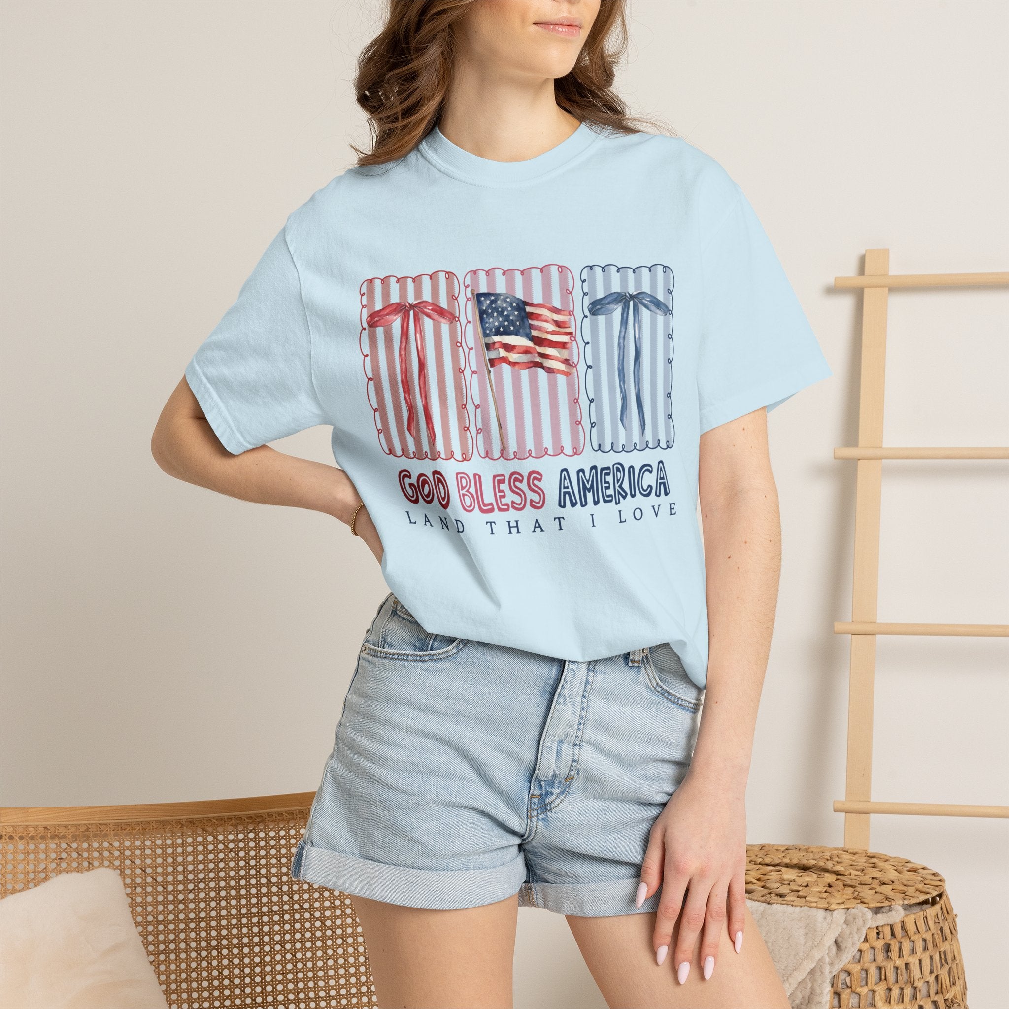 God Bless America T-Shirt — Patriotic 'Land That I Love'