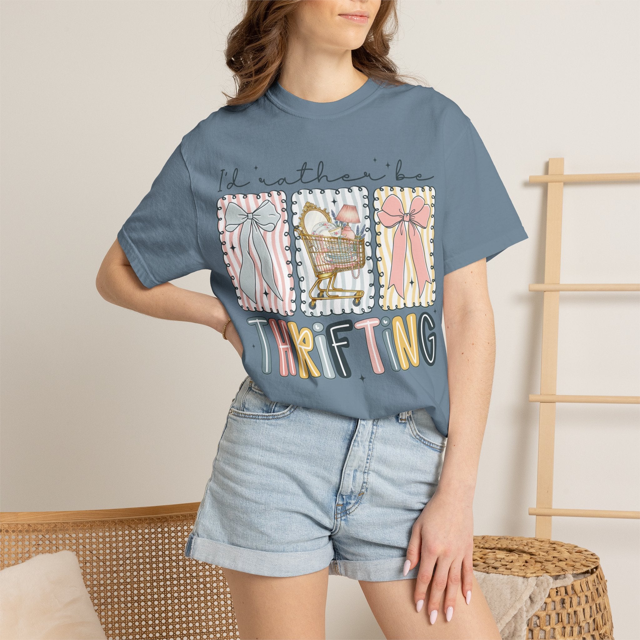 I'd Rather Be Thrifting tee