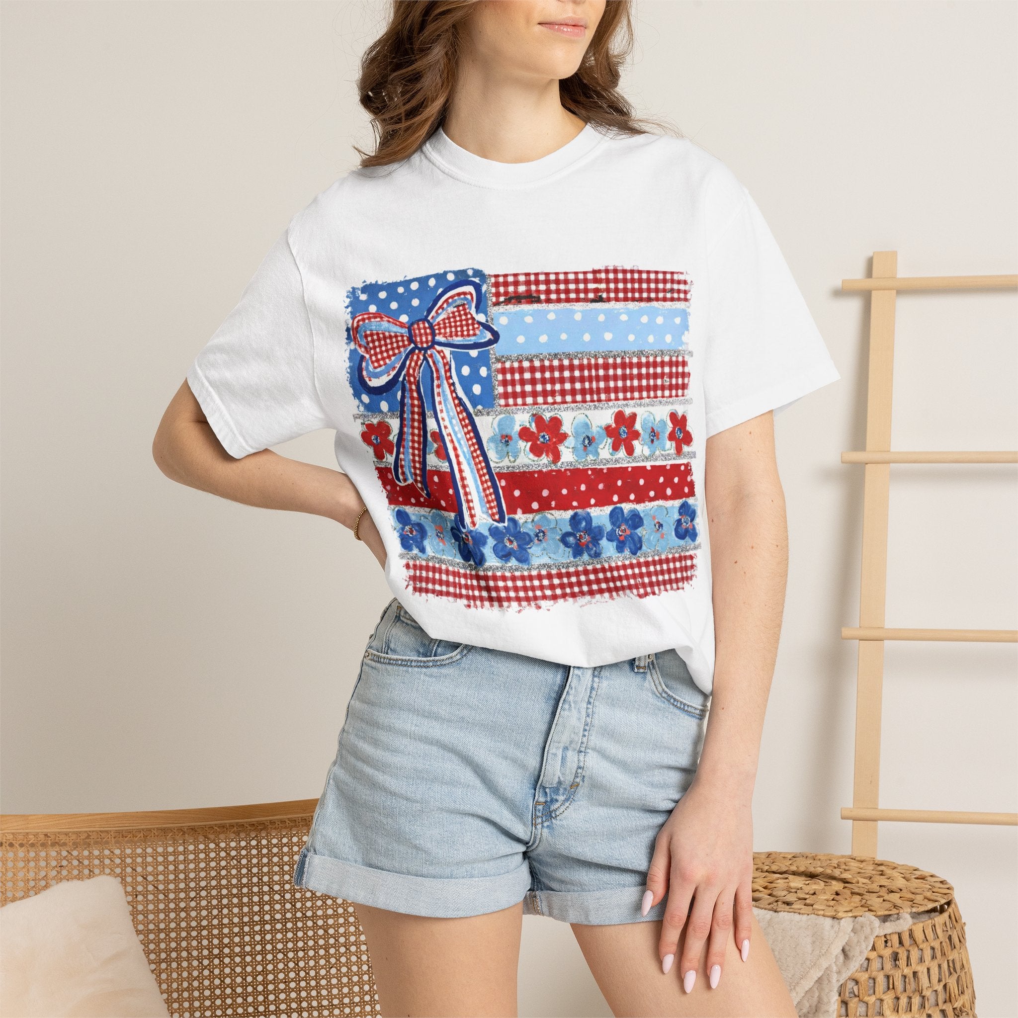 Patriotic Patchwork Flag