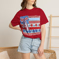 Patriotic Patchwork Flag T-Shirt