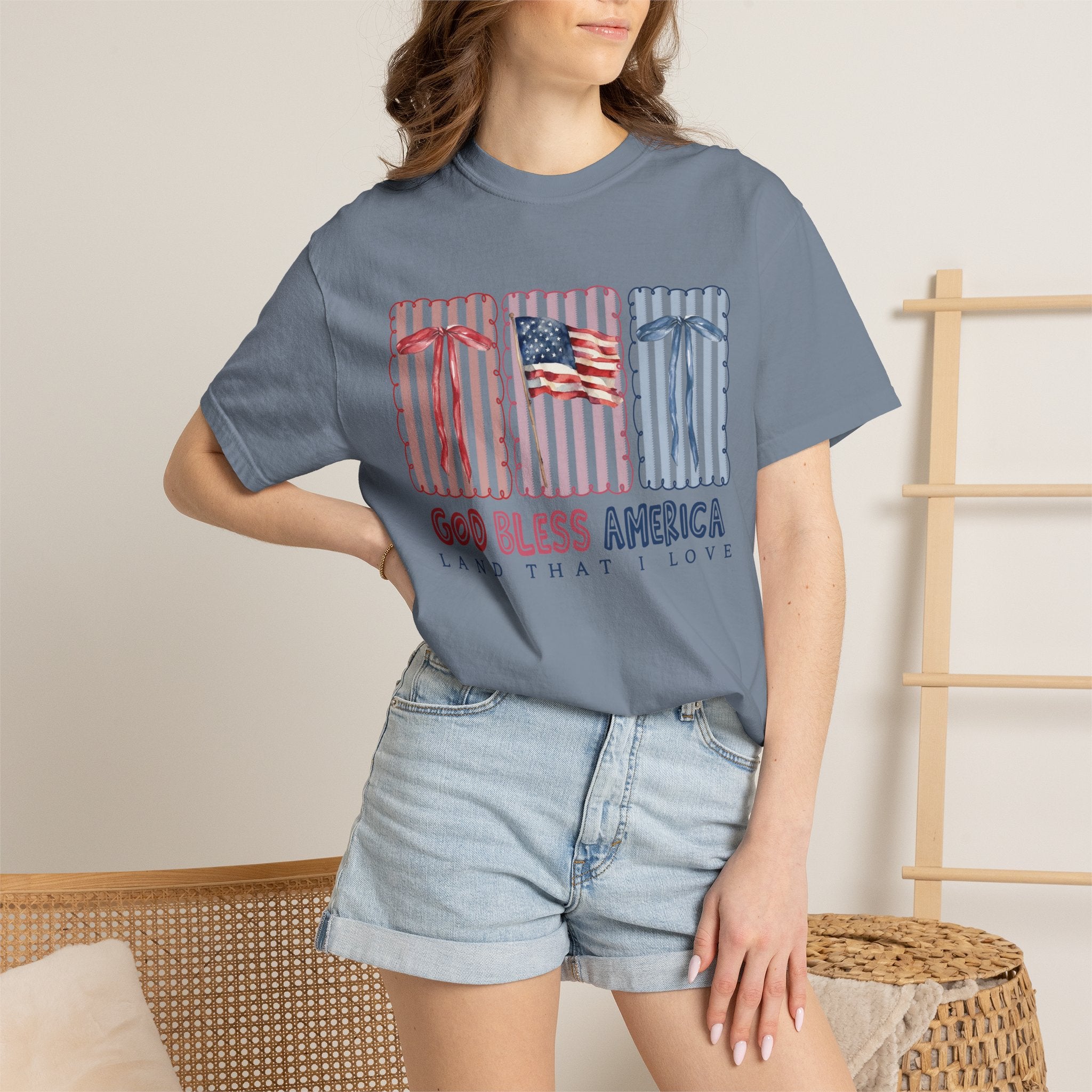 God Bless America T-Shirt — Patriotic 'Land That I Love'
