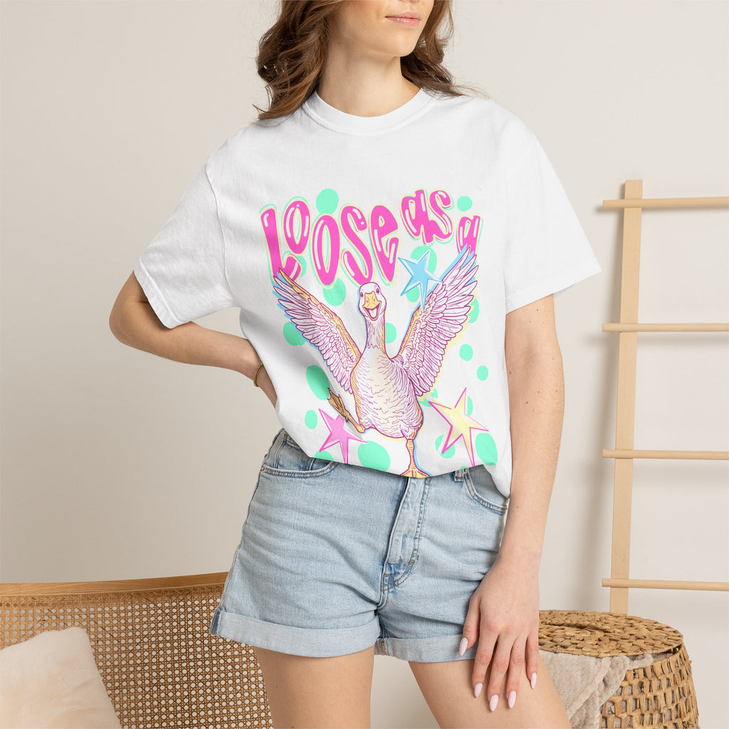 Loose Goose T-Shirt — Playful Retro Goose Graphic Tee