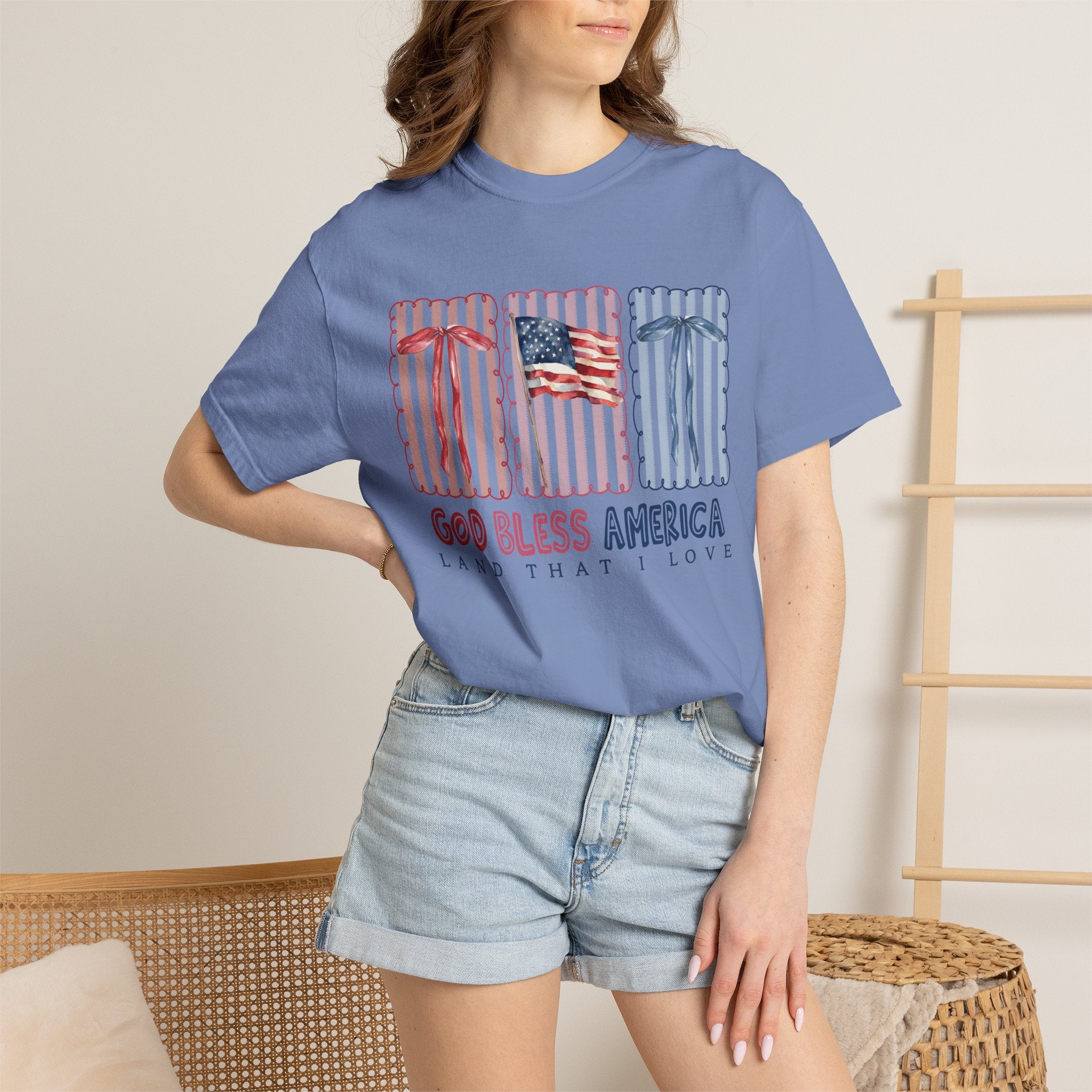 God Bless America T-Shirt — Patriotic 'Land That I Love'