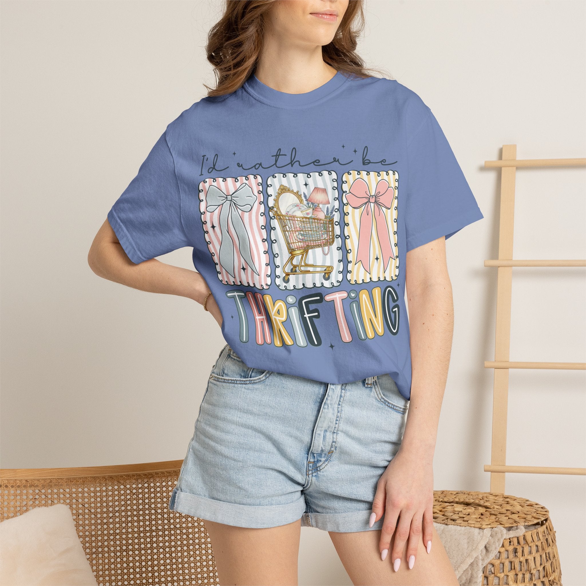 I'd Rather Be Thrifting tee