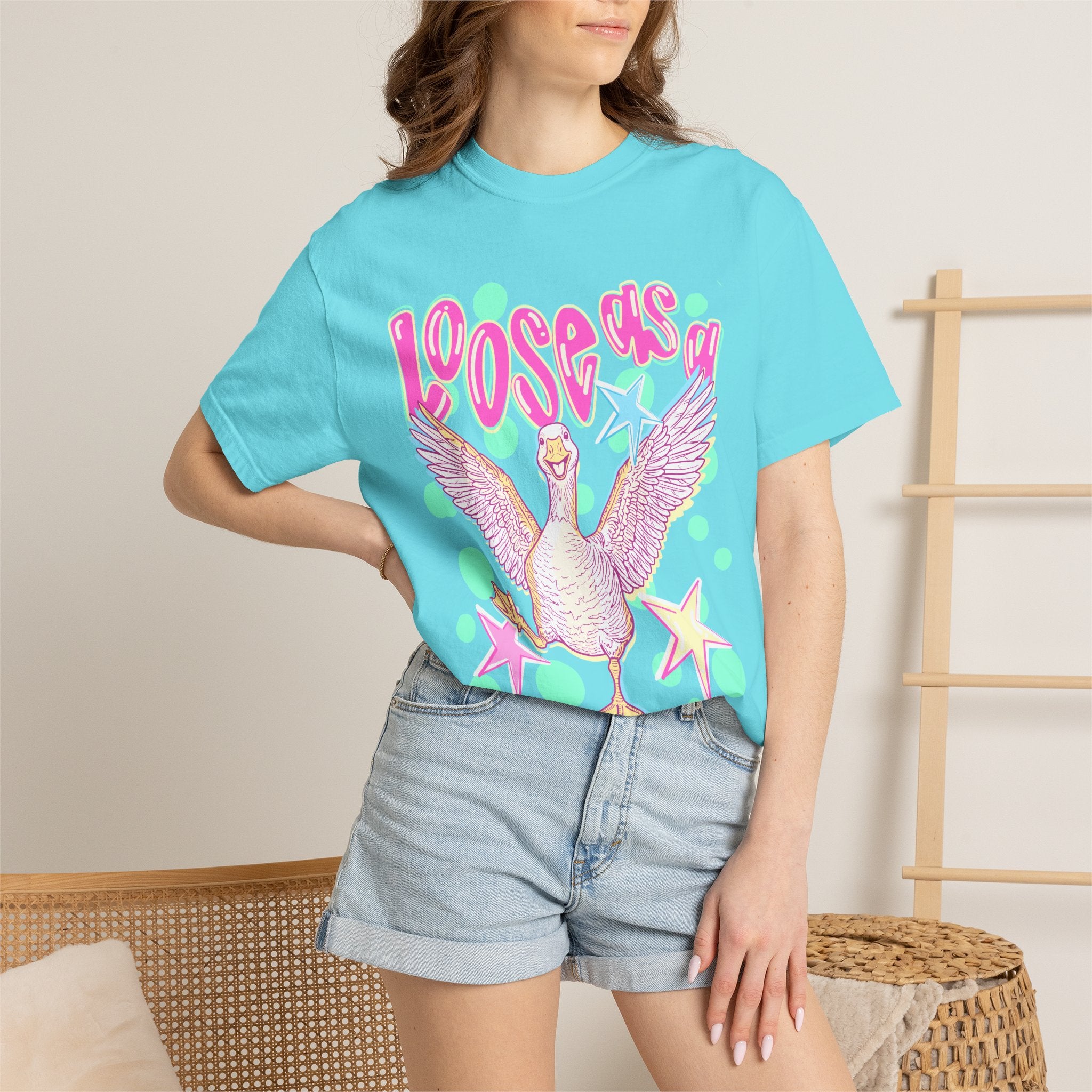 Loose Goose T-Shirt — Playful Retro Goose Graphic Tee