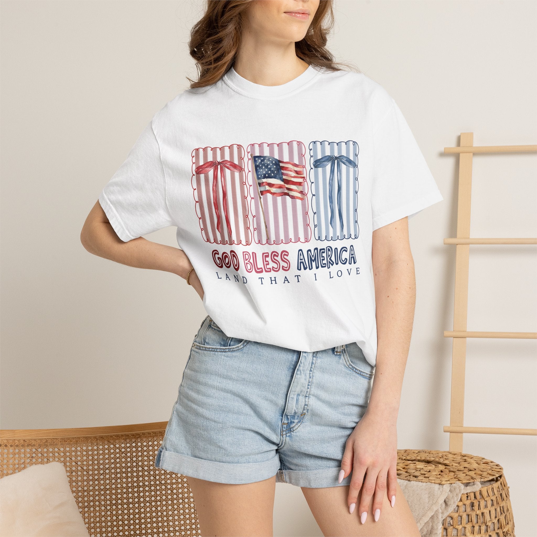 God Bless America T-Shirt — Patriotic 'Land That I Love'