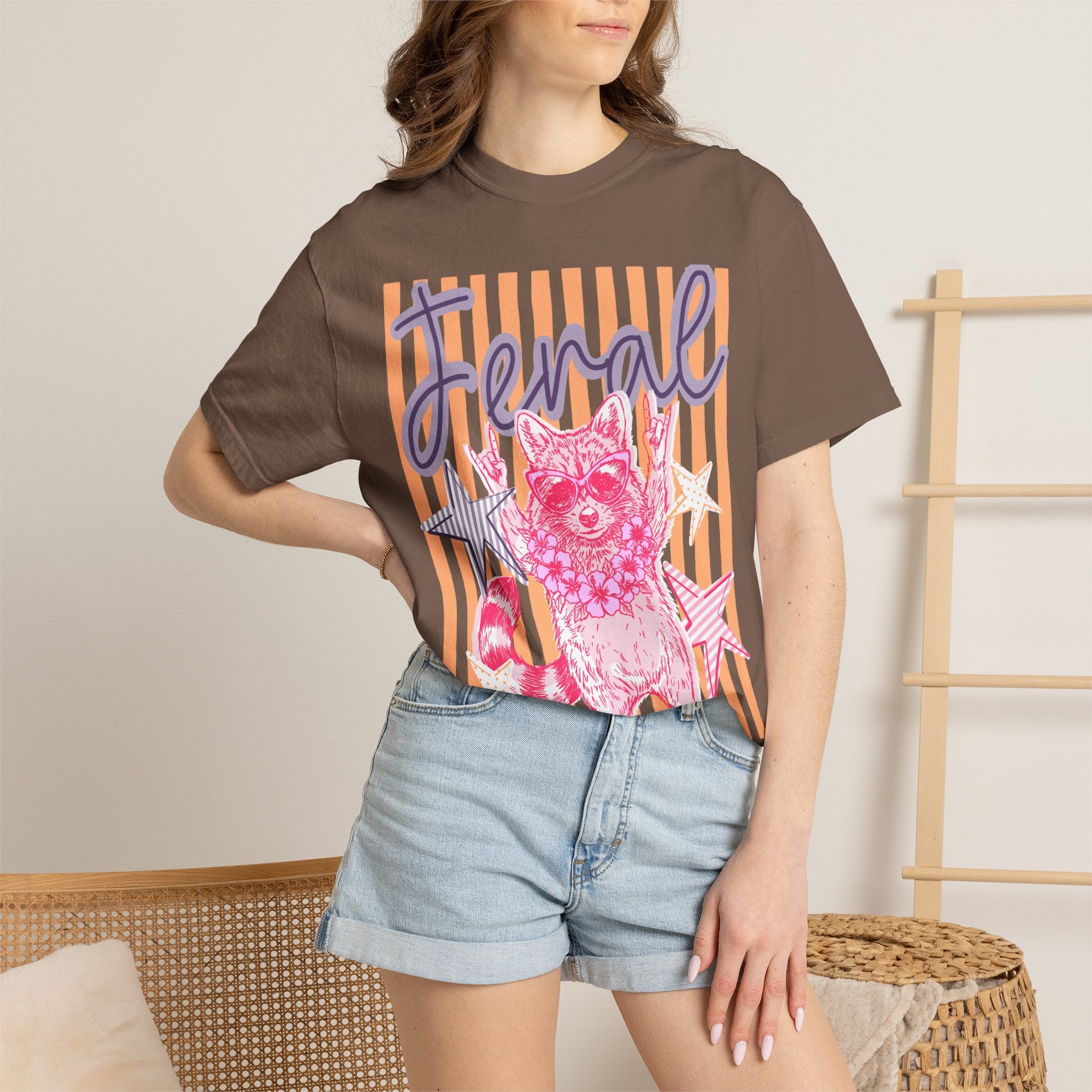 Female Raccoon Graphic