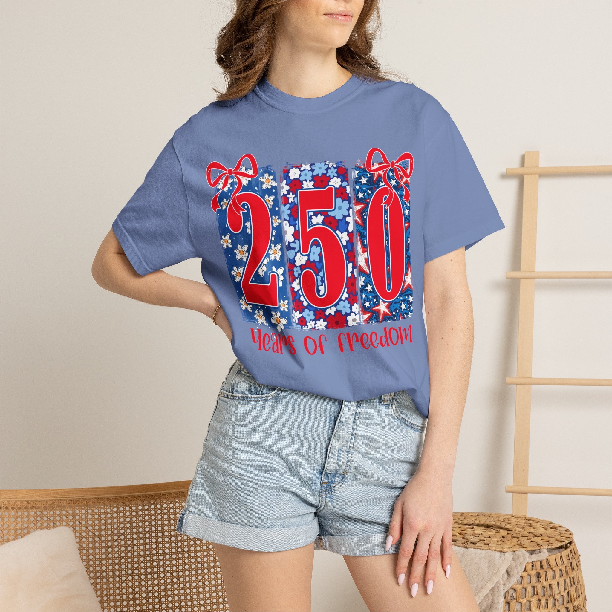 250 Years of Freedom T-Shirt — Patriotic 4th of July Tee