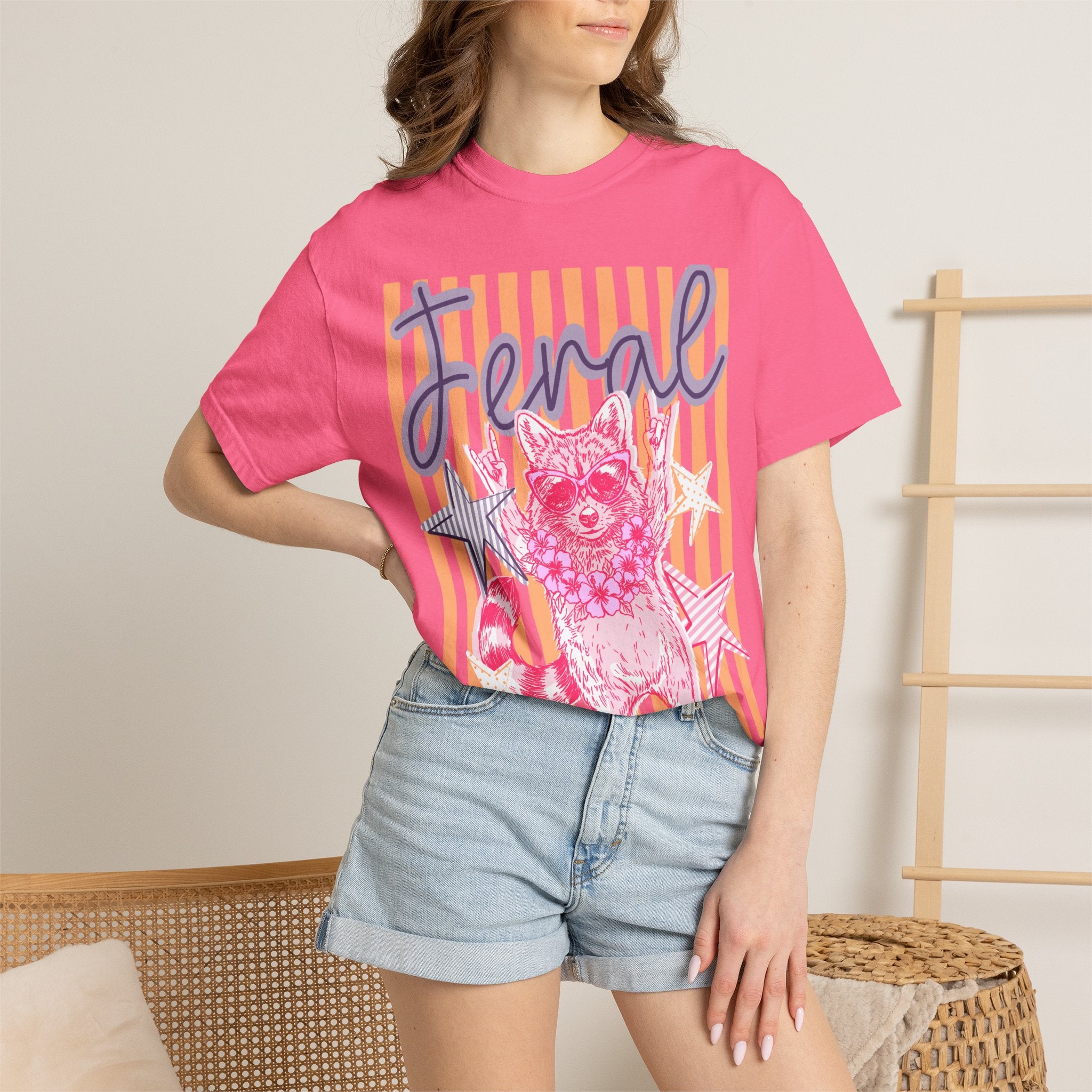 Female Raccoon Graphic