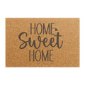 Home Sweet Home Doormat — Coir Welcome Mat with Script Design