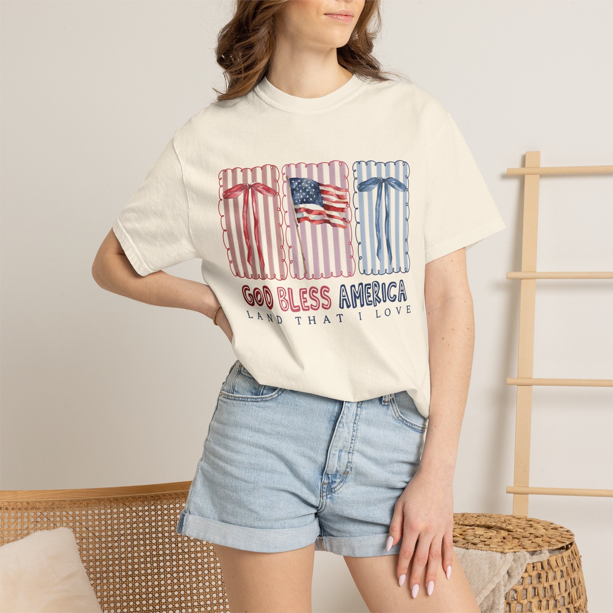 God Bless America T-Shirt — Patriotic 'Land That I Love'