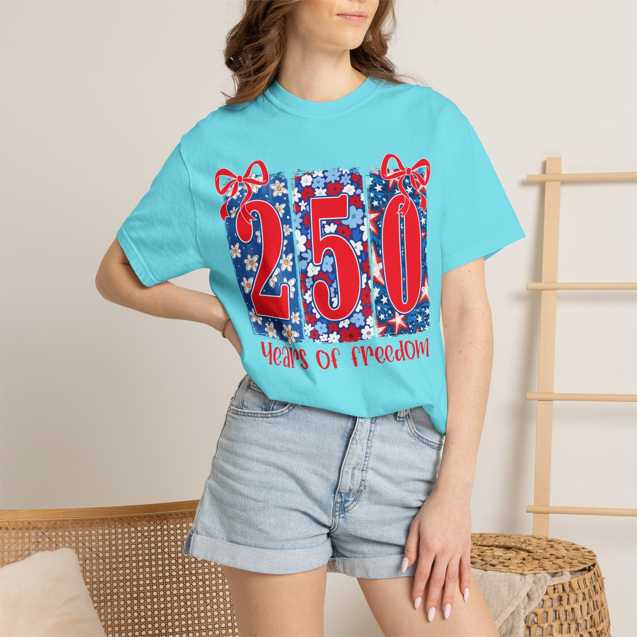 250 Years of Freedom T-Shirt — Patriotic 4th of July Tee