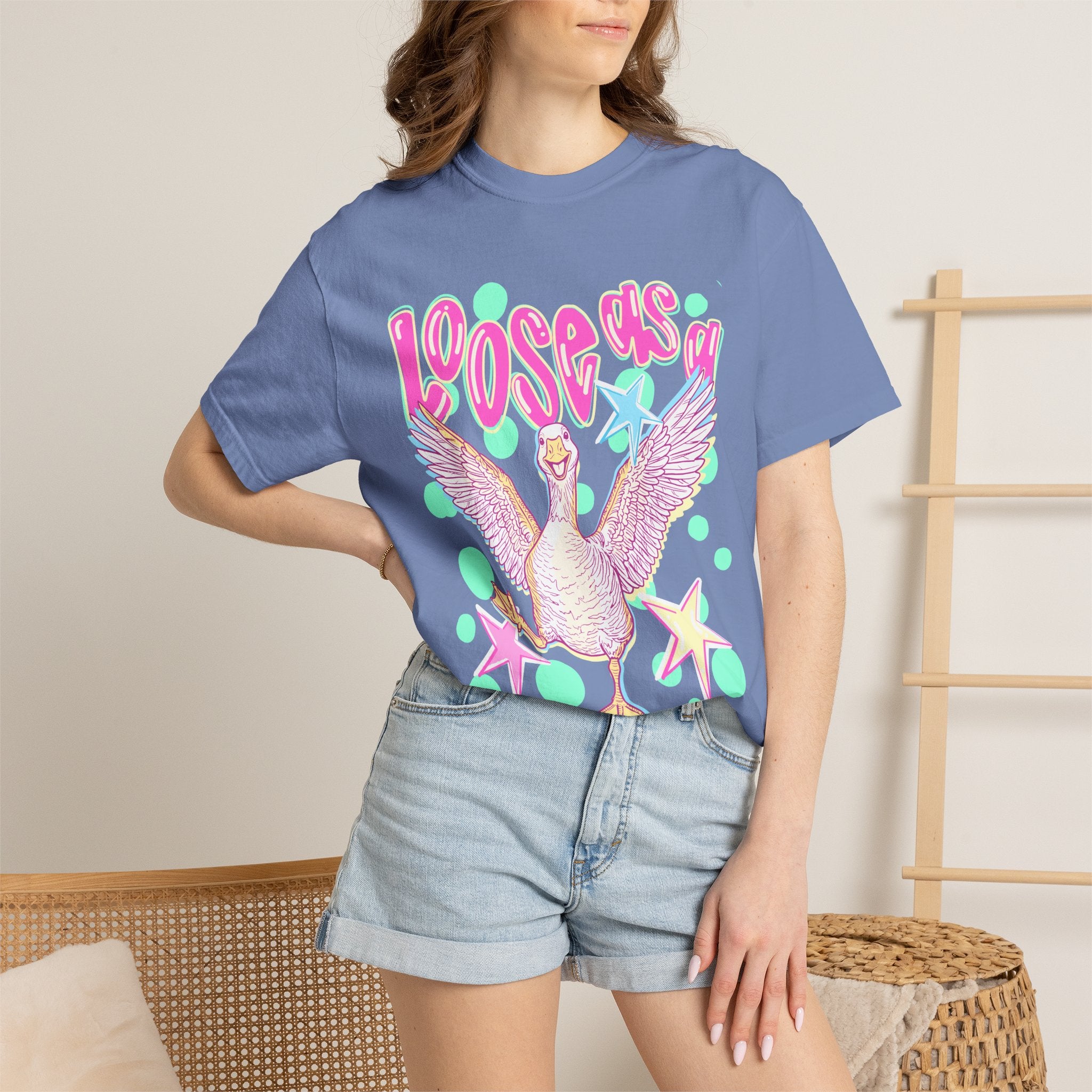 Loose Goose T-Shirt — Playful Retro Goose Graphic Tee