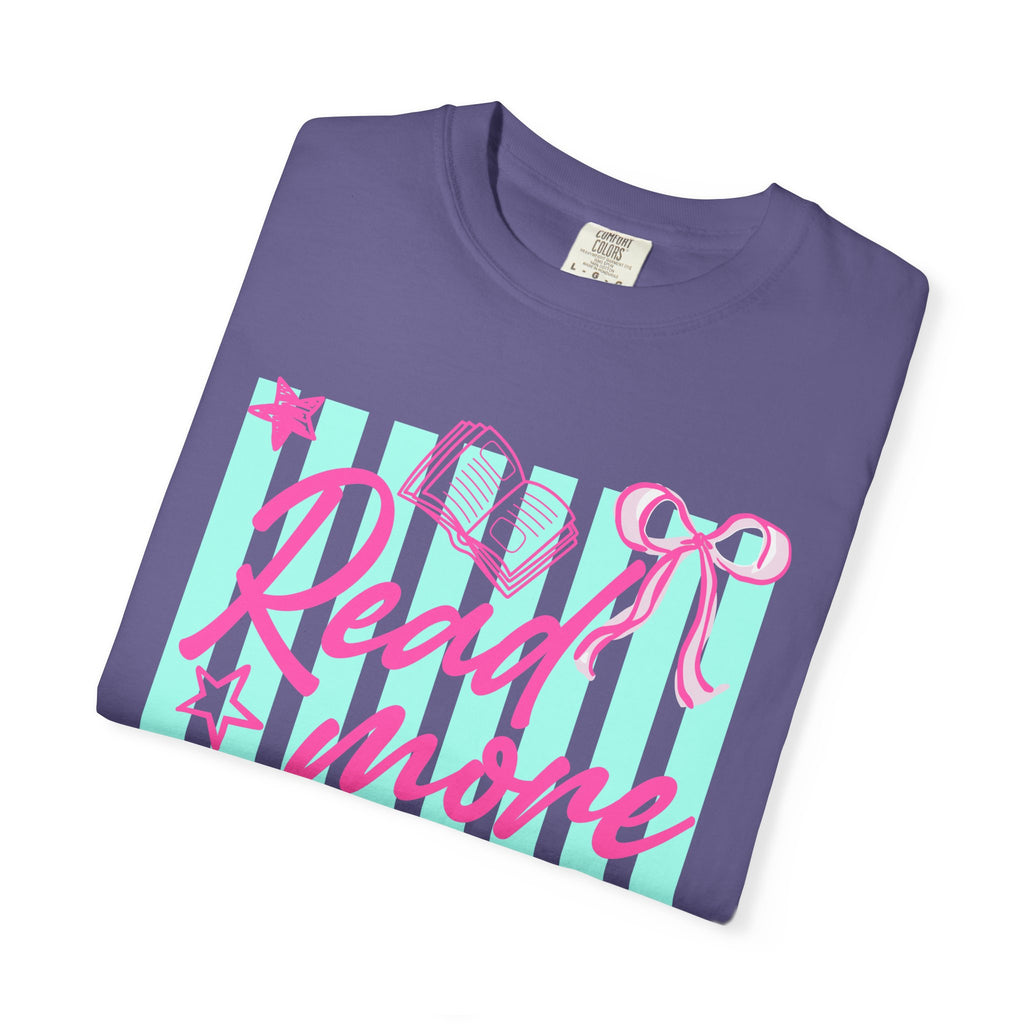 Read More Books T-Shirt — Cute Pastel Booklover Graphic Tee