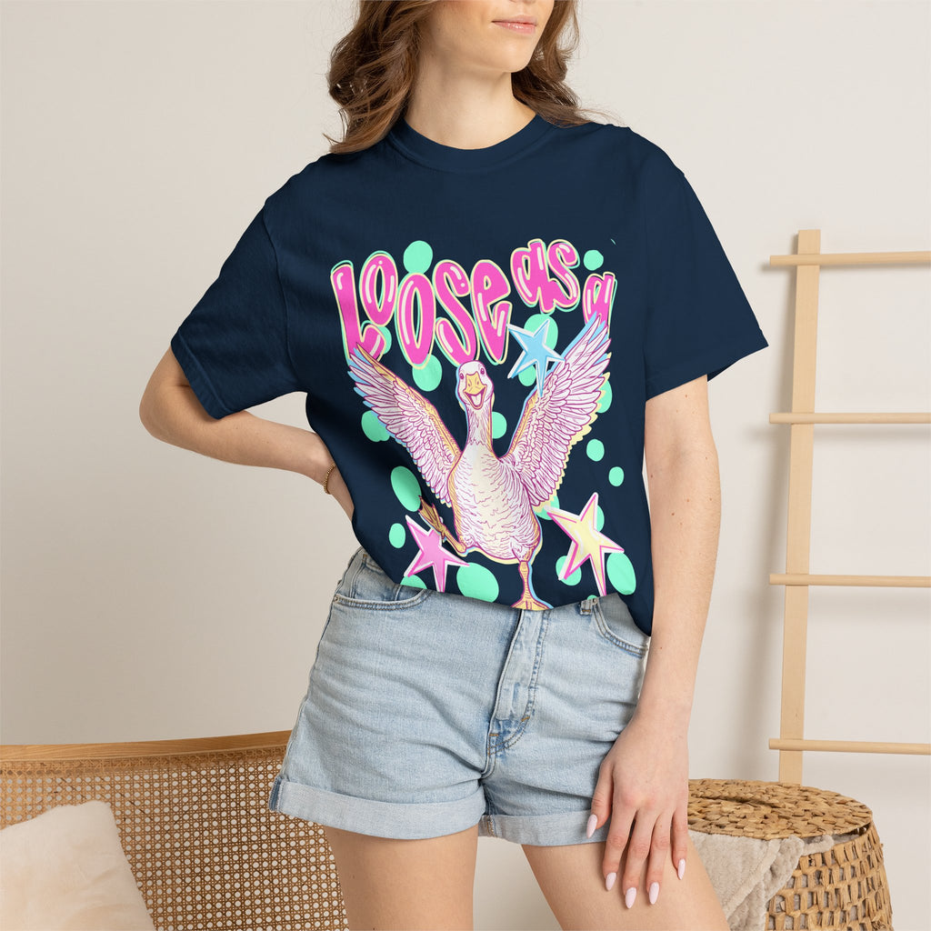 Loose Goose T-Shirt — Playful Retro Goose Graphic Tee