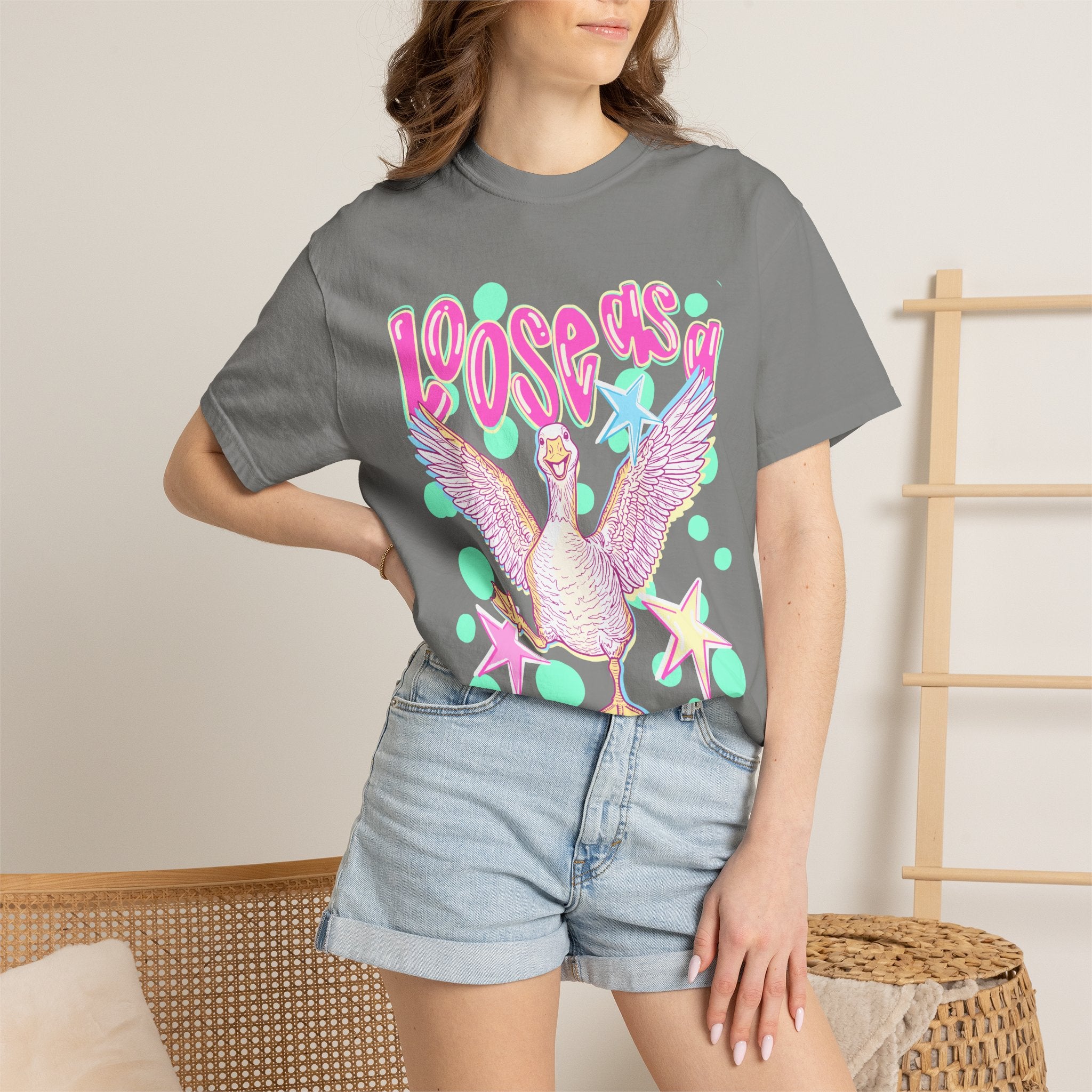 Loose Goose T-Shirt — Playful Retro Goose Graphic Tee