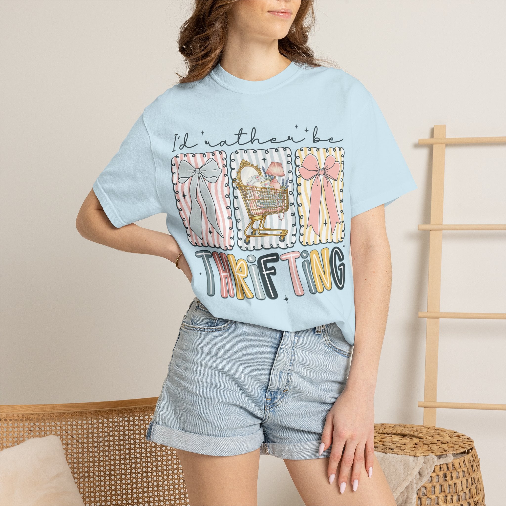 I'd Rather Be Thrifting tee