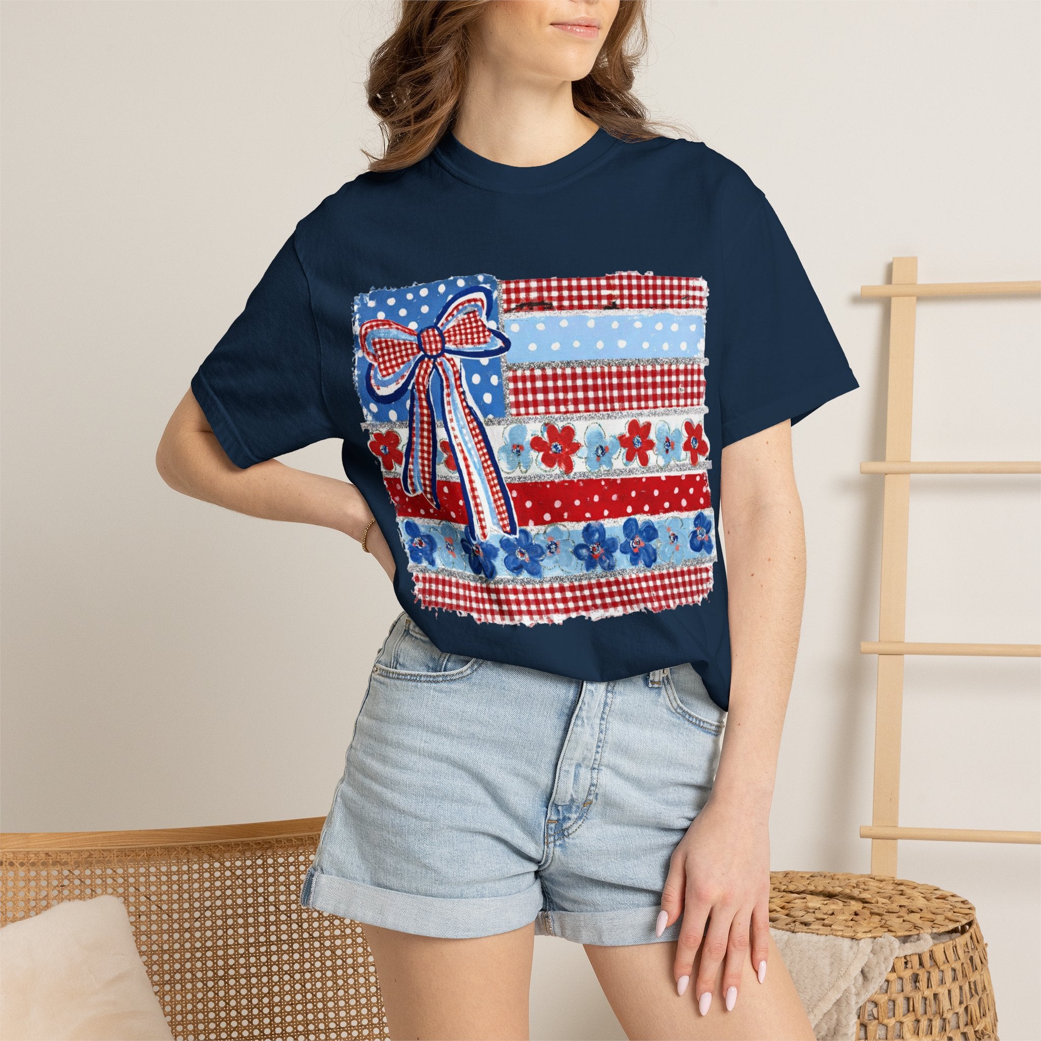 Patriotic Patchwork Flag
