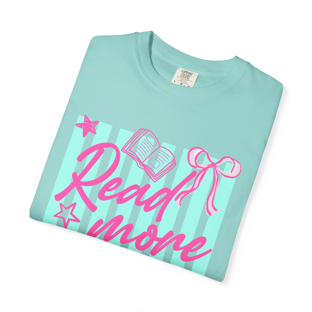 Read More Books T-Shirt — Cute Pastel Booklover Graphic Tee
