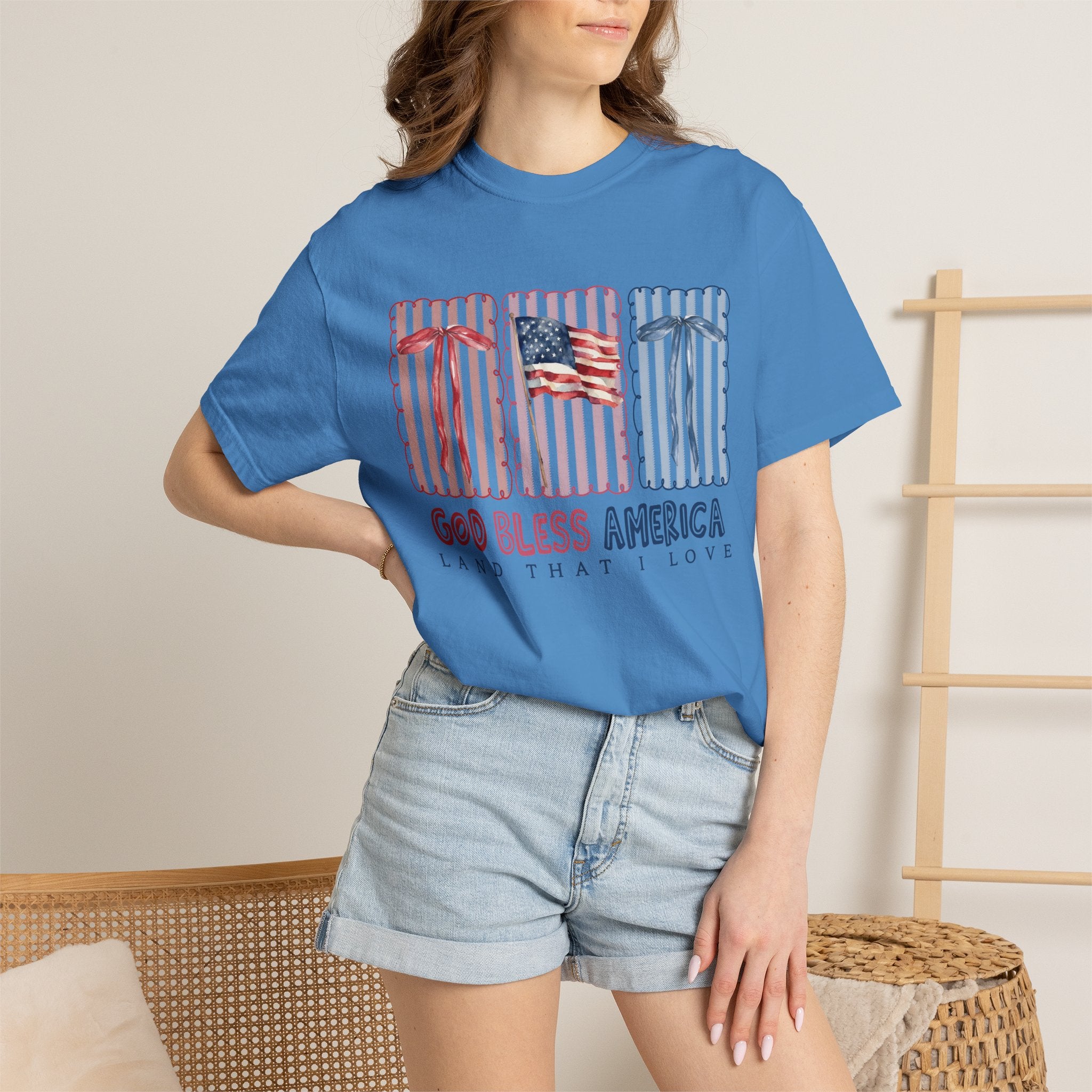 God Bless America T-Shirt — Patriotic 'Land That I Love'