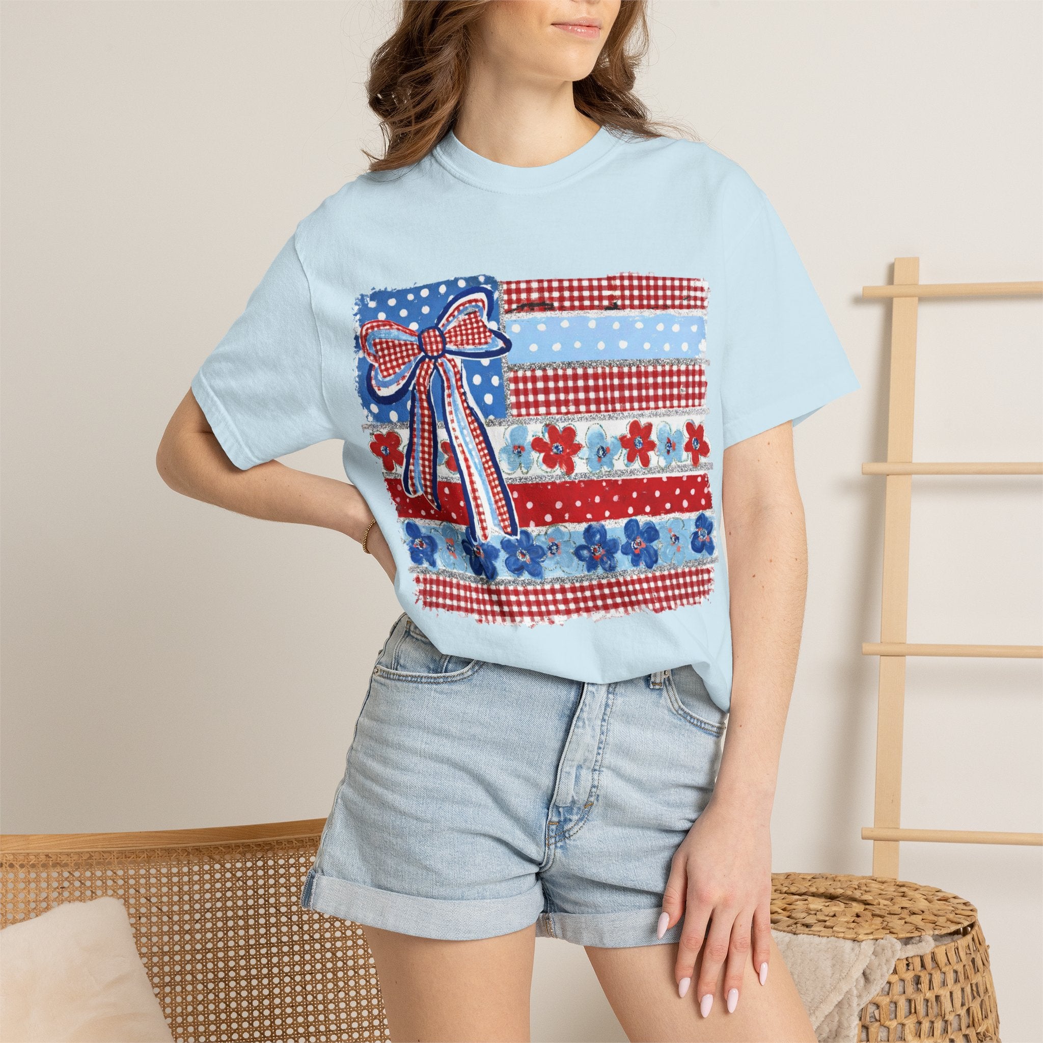 Patriotic Patchwork Flag