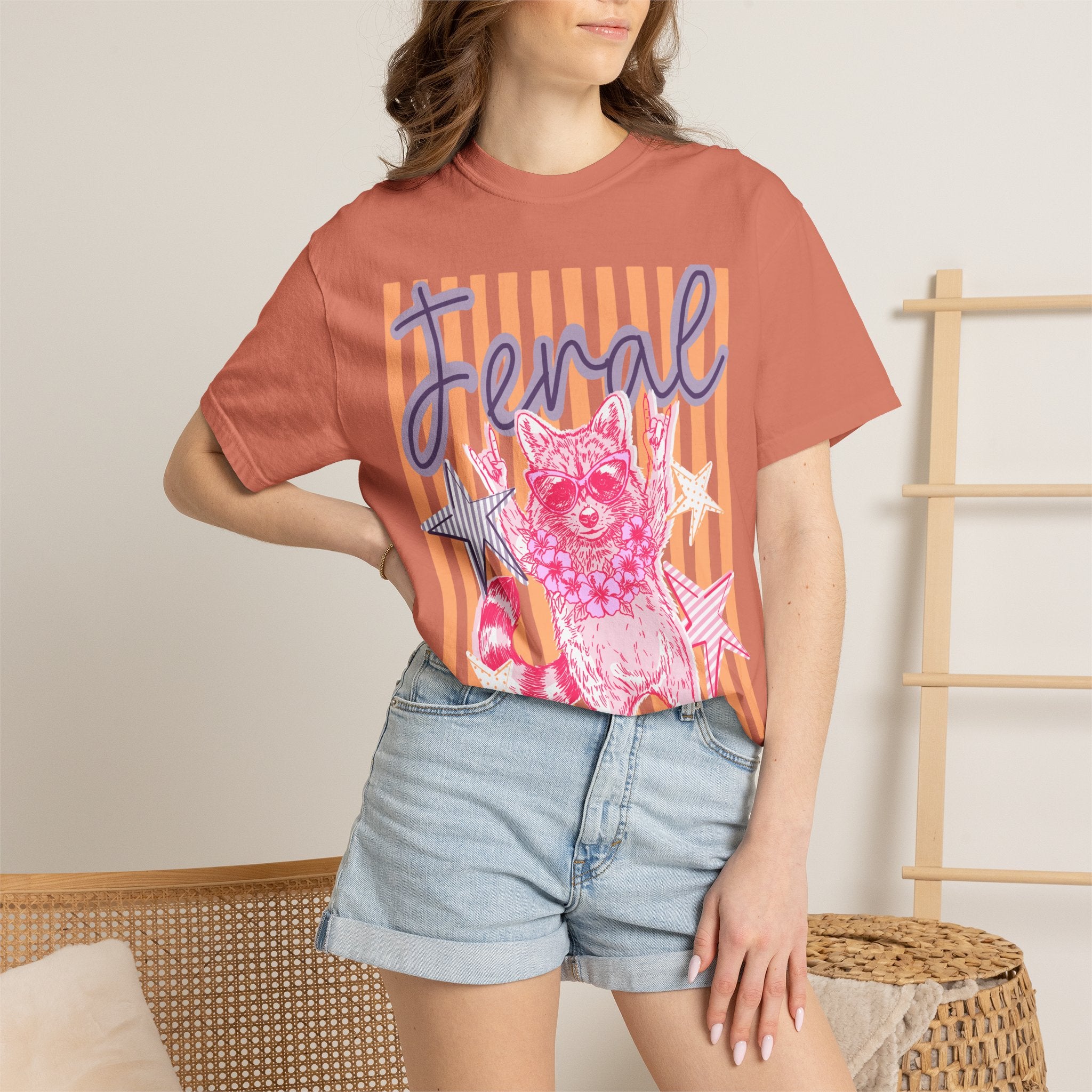 Female Raccoon Graphic