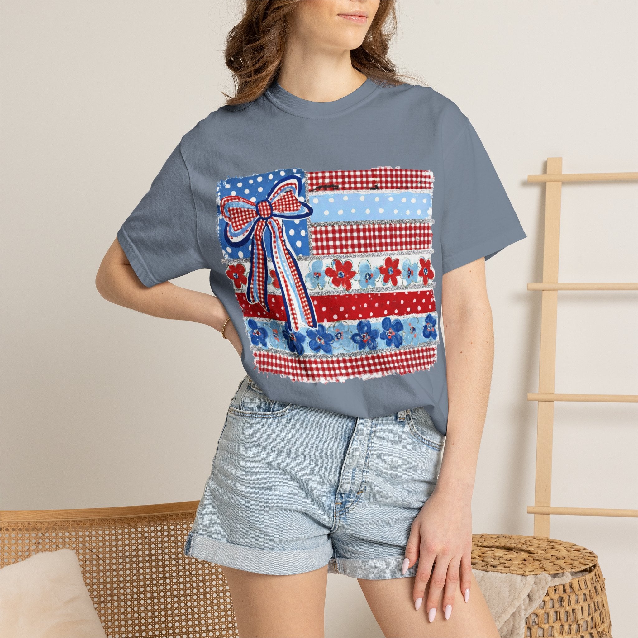 Patriotic Patchwork Flag