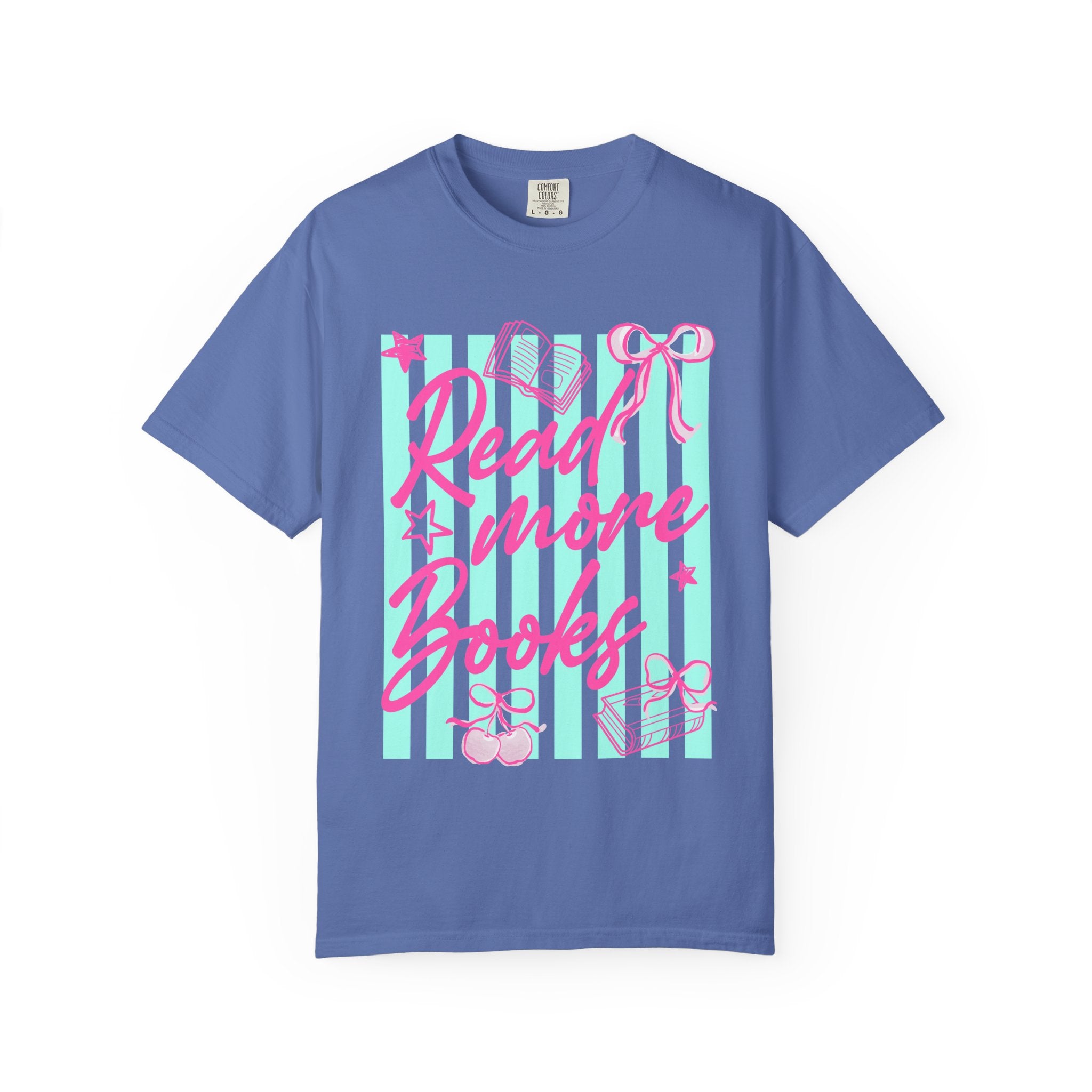 Read More Books T-Shirt — Cute Pastel Booklover Graphic Tee