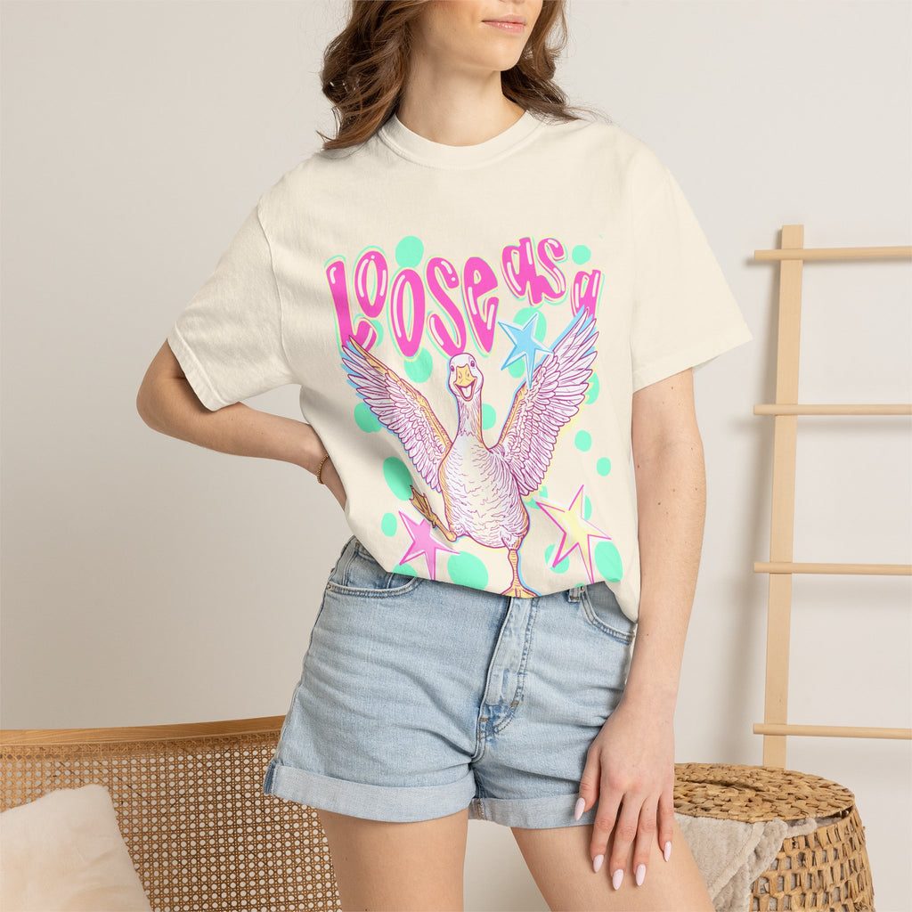 Loose Goose T-Shirt — Playful Retro Goose Graphic Tee