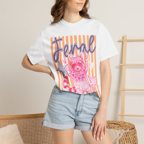 Female Raccoon Graphic T-Shirt
