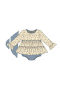Christmas floral print tiered collection