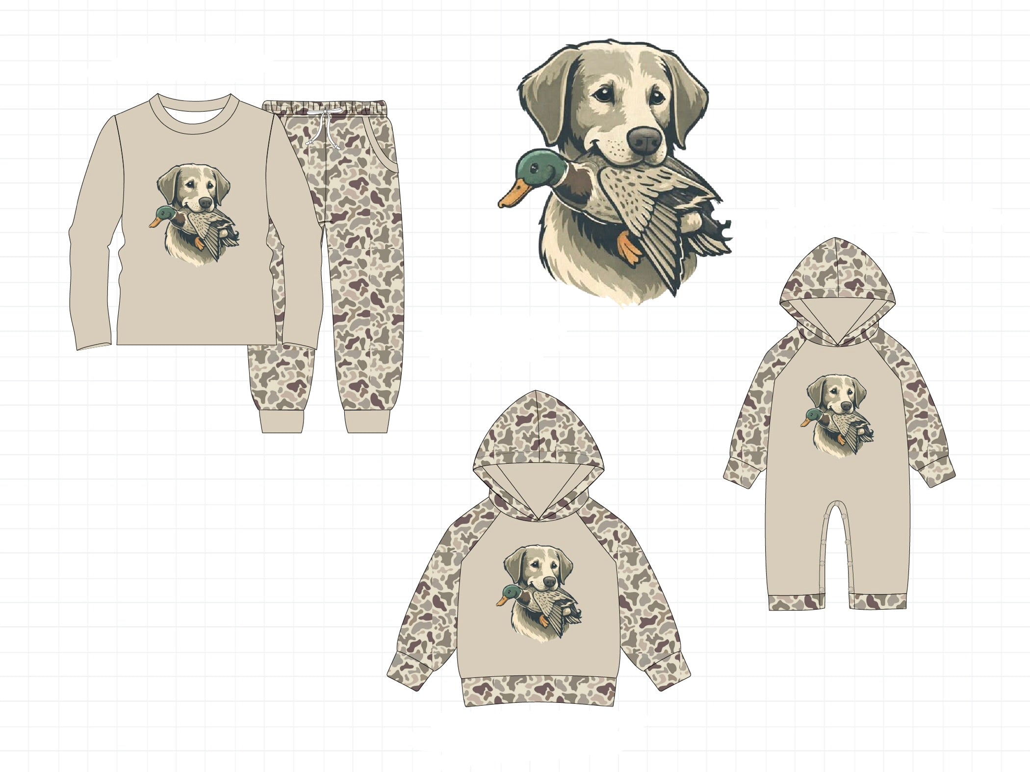 Khaki camo hunting print collection (ETA- MID/LATE NOVEMBER)