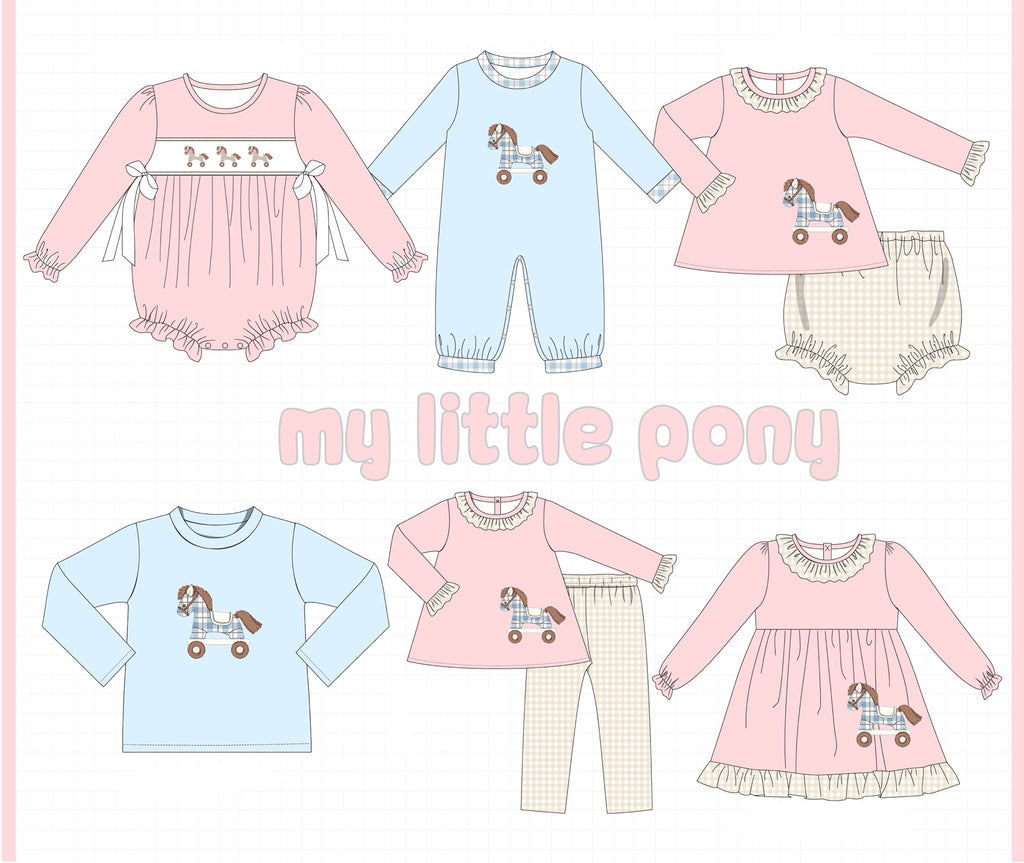 Pink&blue my little pony embroidery collection (ETA-MID/LATE NOVEMBER)