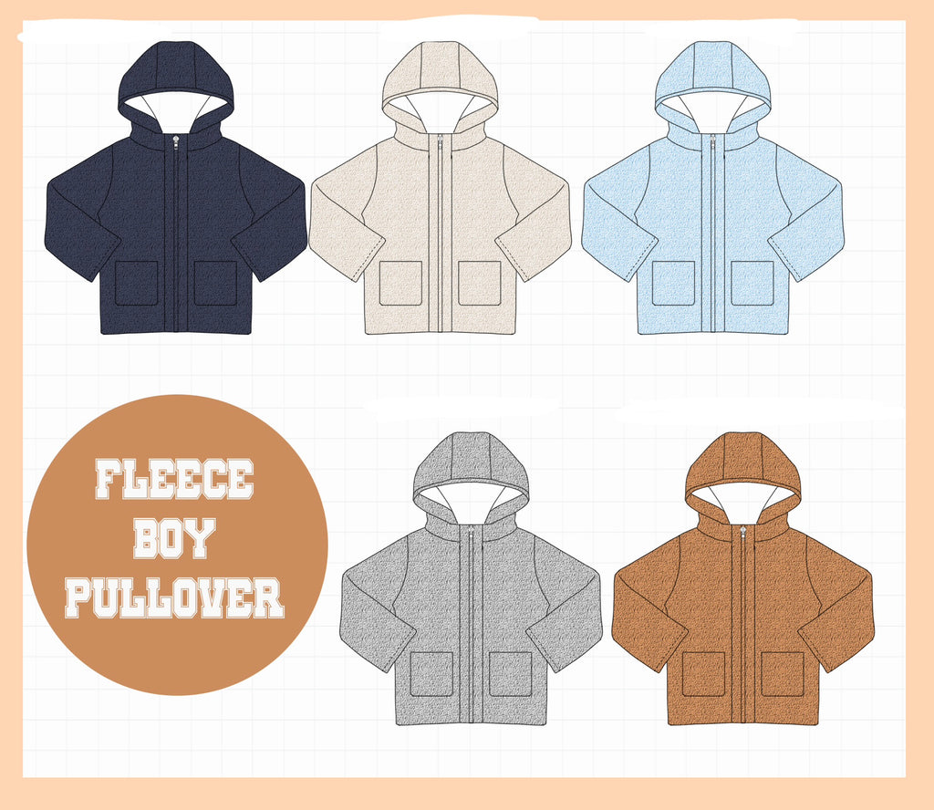 Multicolored fleece boy pullover collection (ETA-MID/LATE NOVEMBER)