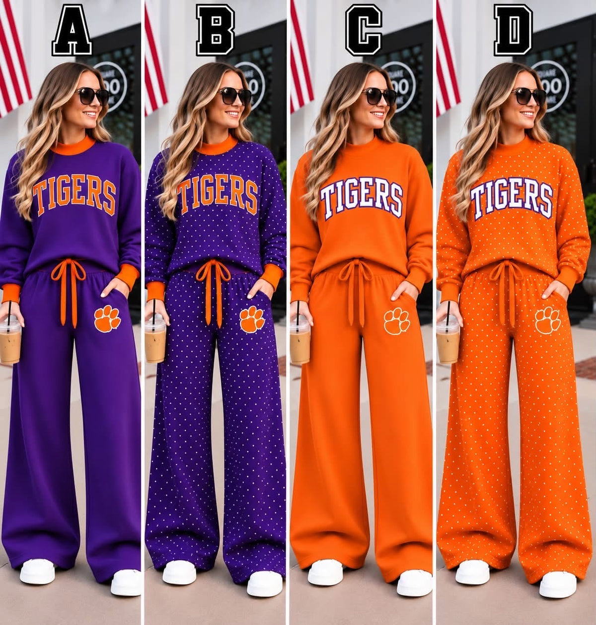 Womens Clemson Gameday Set