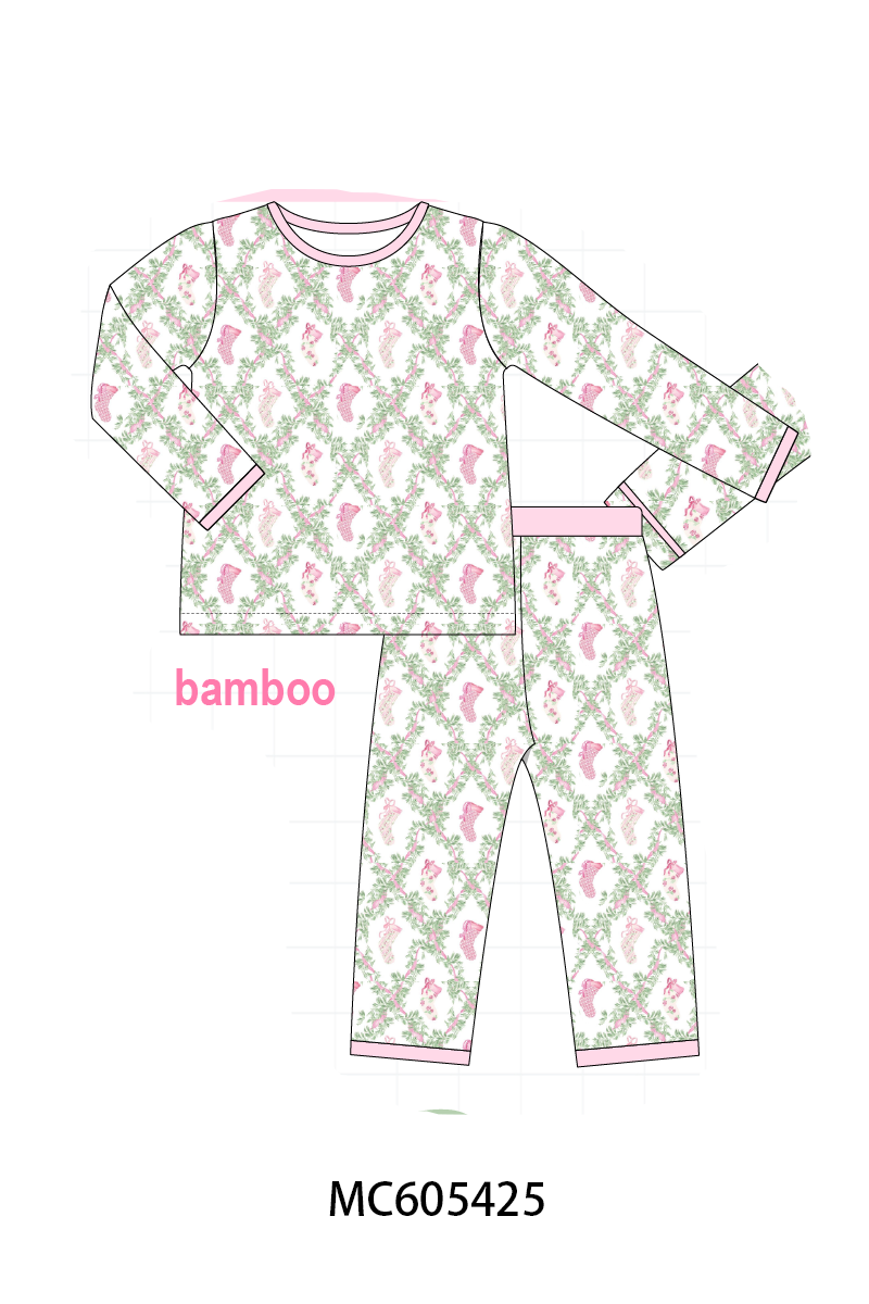 Pink holiday floral socks print collection (ETA-MID/LATE NOVEMBER)